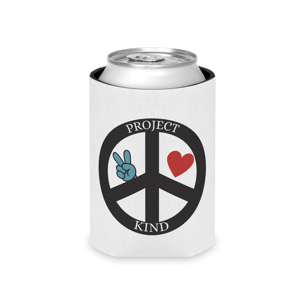 Project Kind Peace Sign Can Cooler – "Be Good Do Good" Drink Koozie