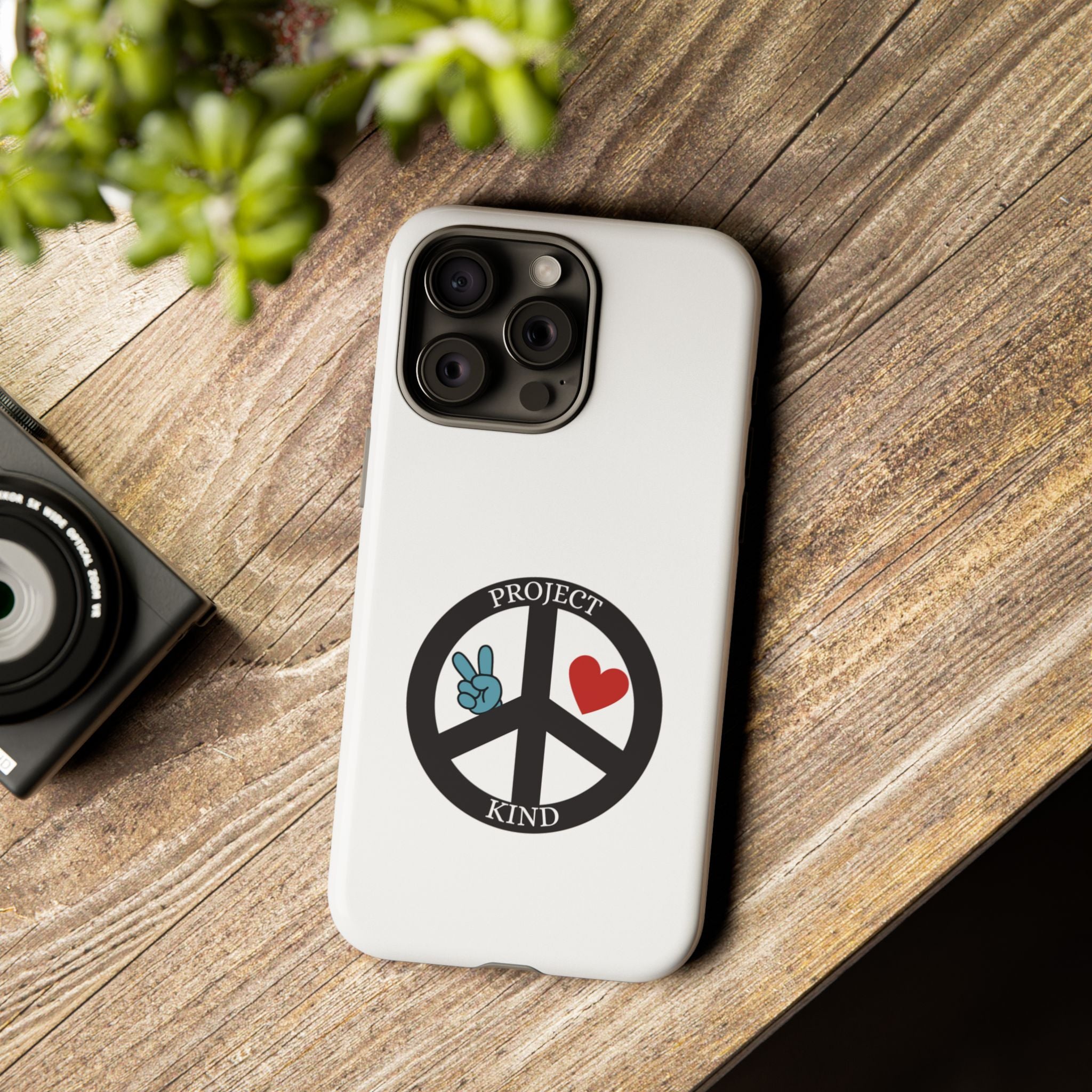 Project Kind Peace Sign Phone Case