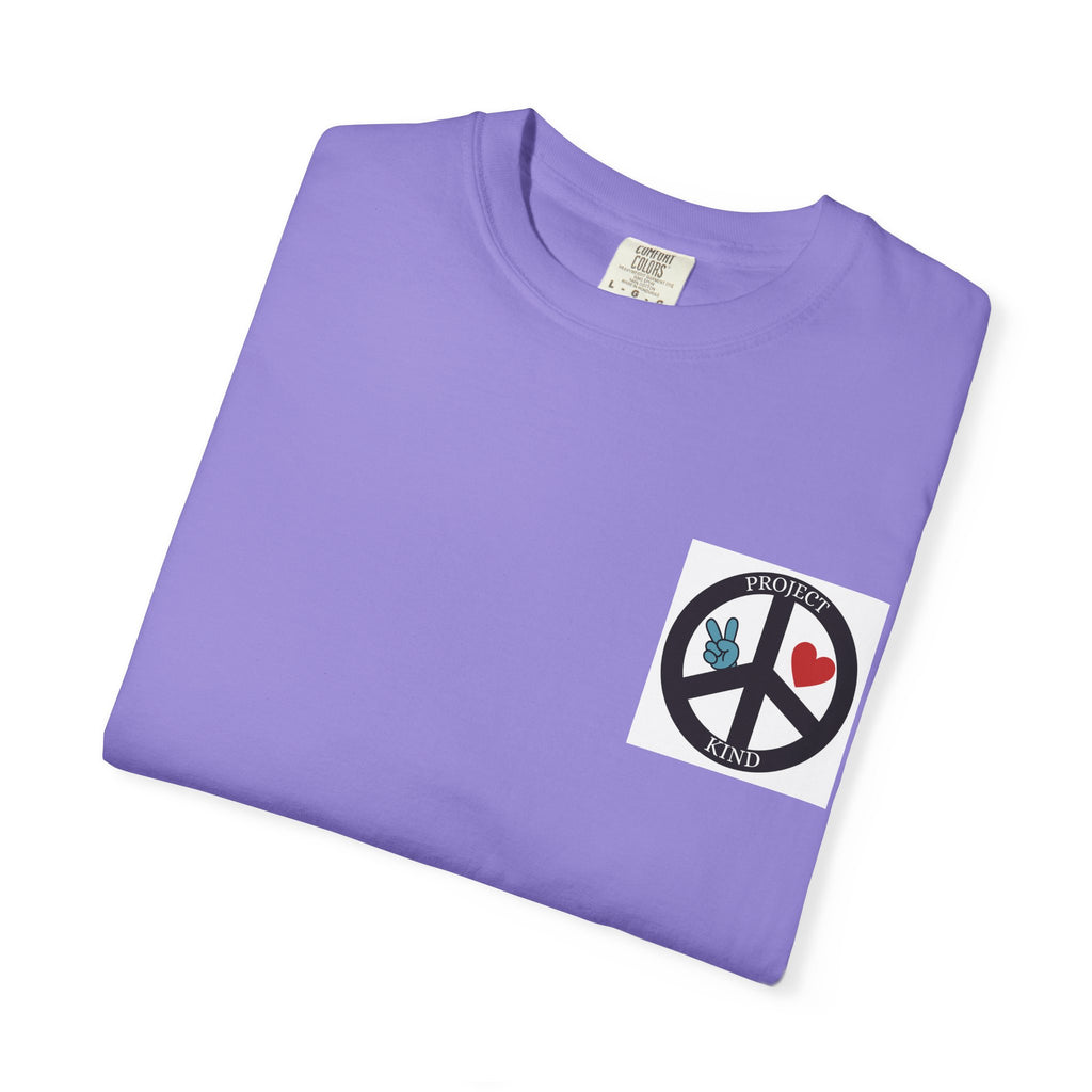 Did You Smile Today T-Shirt — Peace Sign Chest & Cheerful Back Graphic
