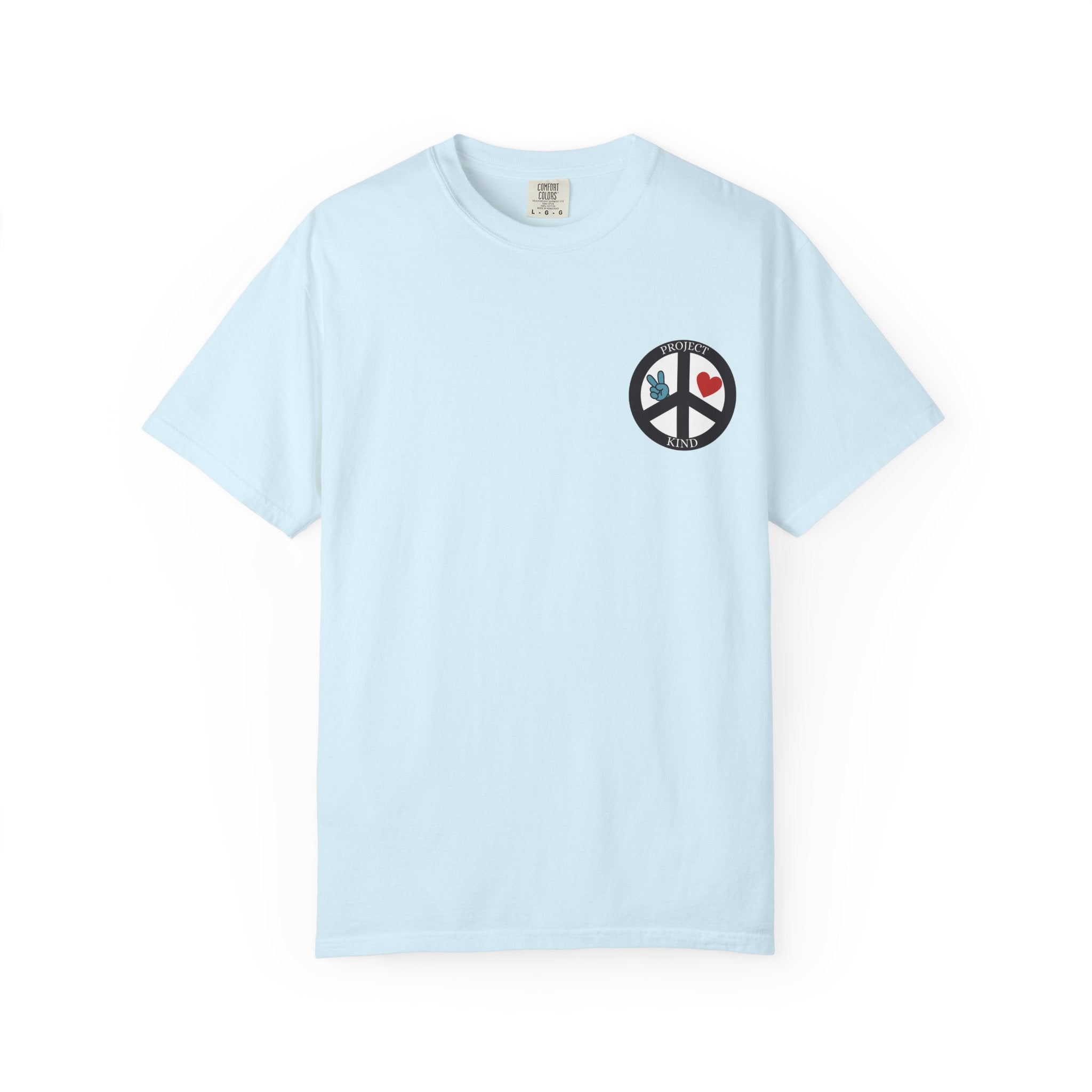 Did You Smile Today T-Shirt — Peace Sign Chest & Cheerful Back Graphic Tee