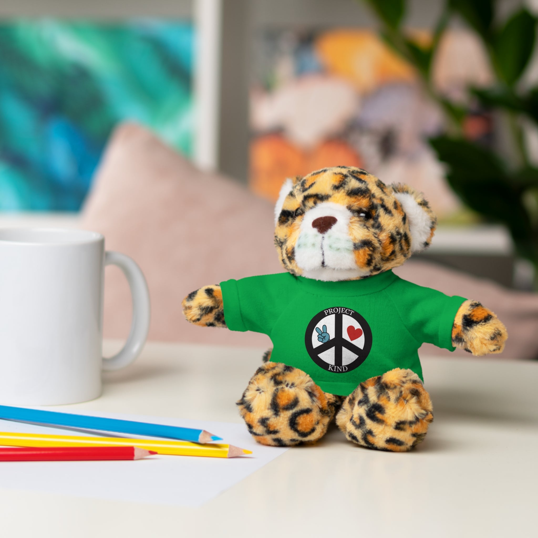 Animal Stuffed Animals with Project Kind Logo on Tee