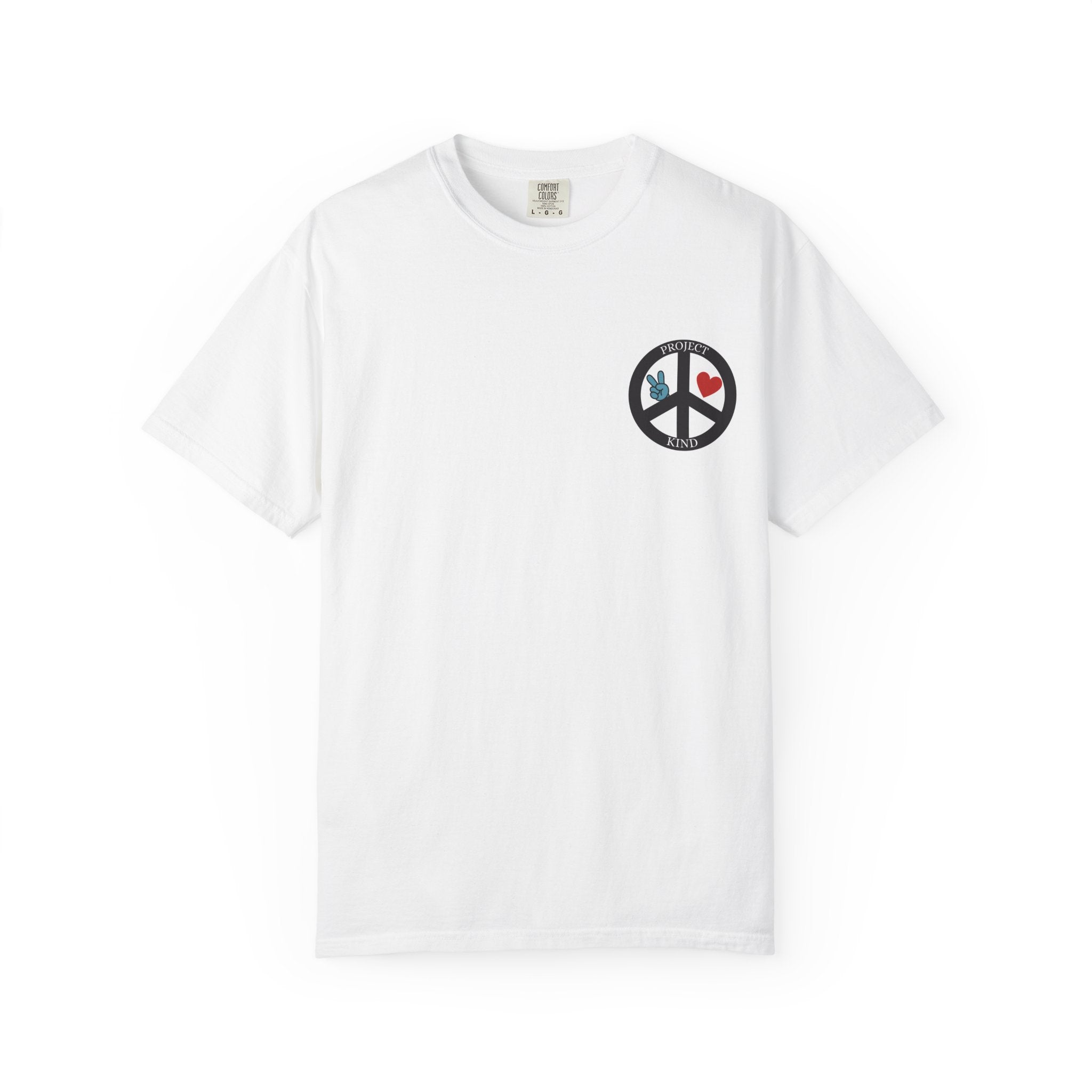 Did You Smile Today T-Shirt — Peace Sign Chest & Cheerful Back Graphic