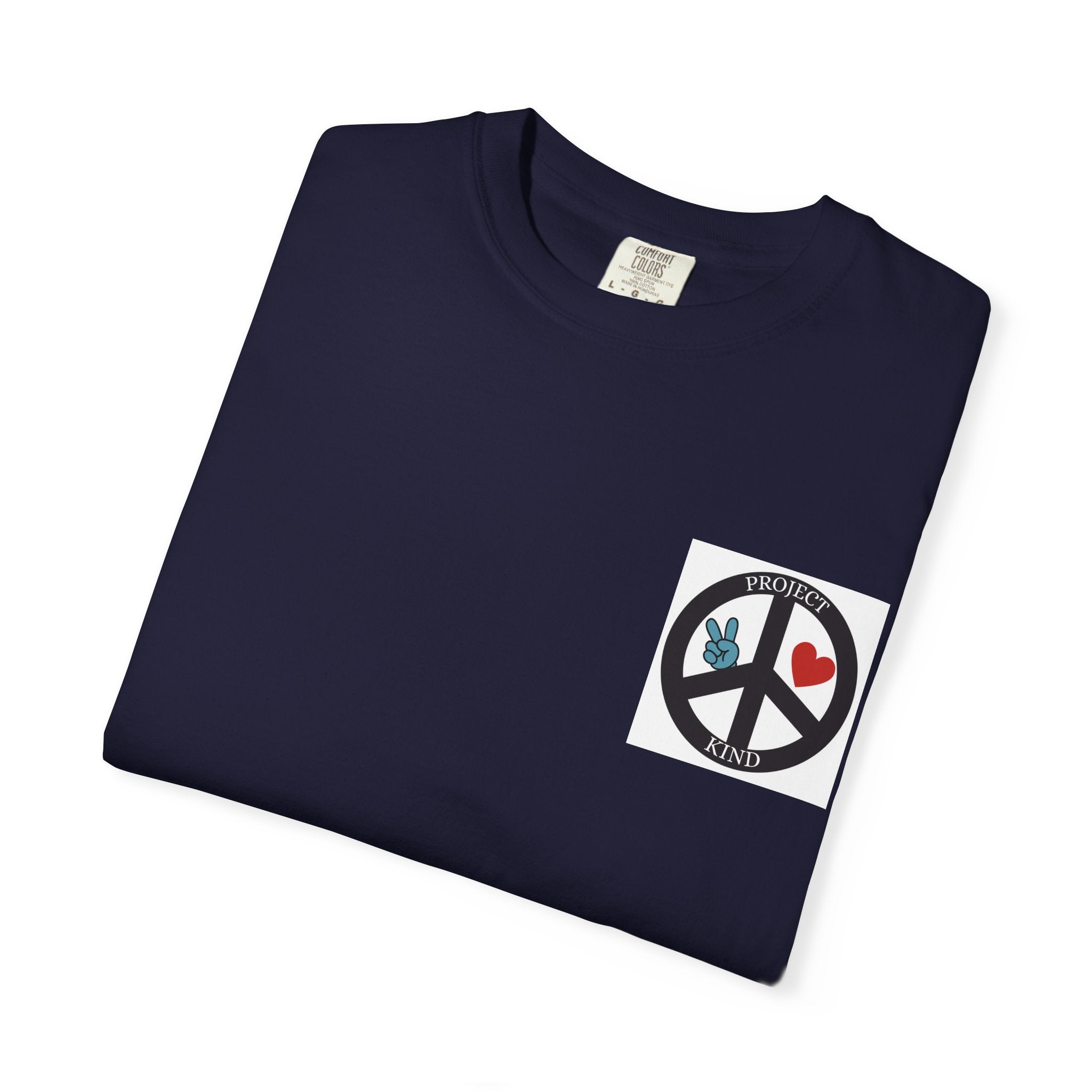 Copy of Did You Smile Today T-Shirt — Peace Sign Chest & Cheerful Back Graphic Tee