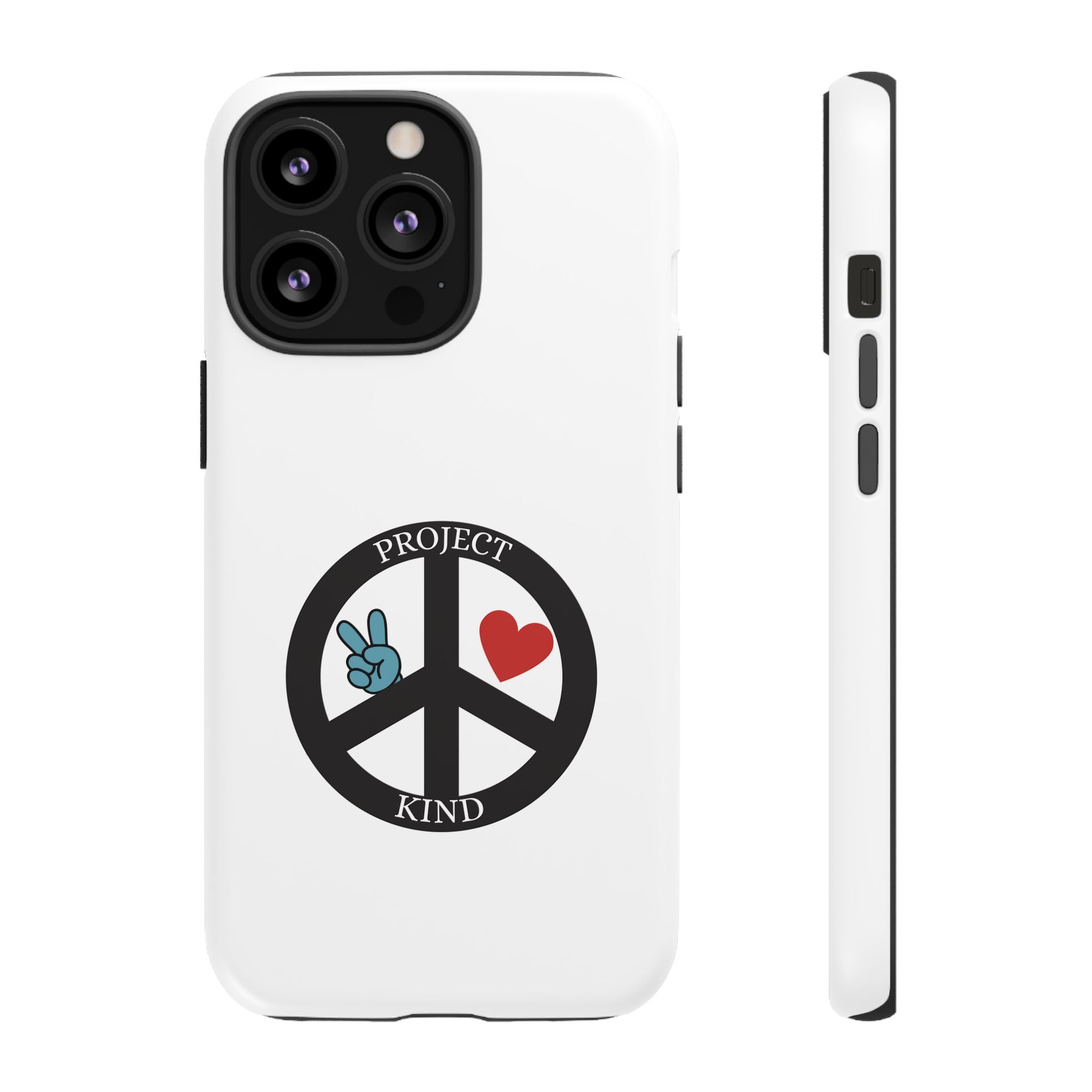 Project Kind Peace Sign Phone Case