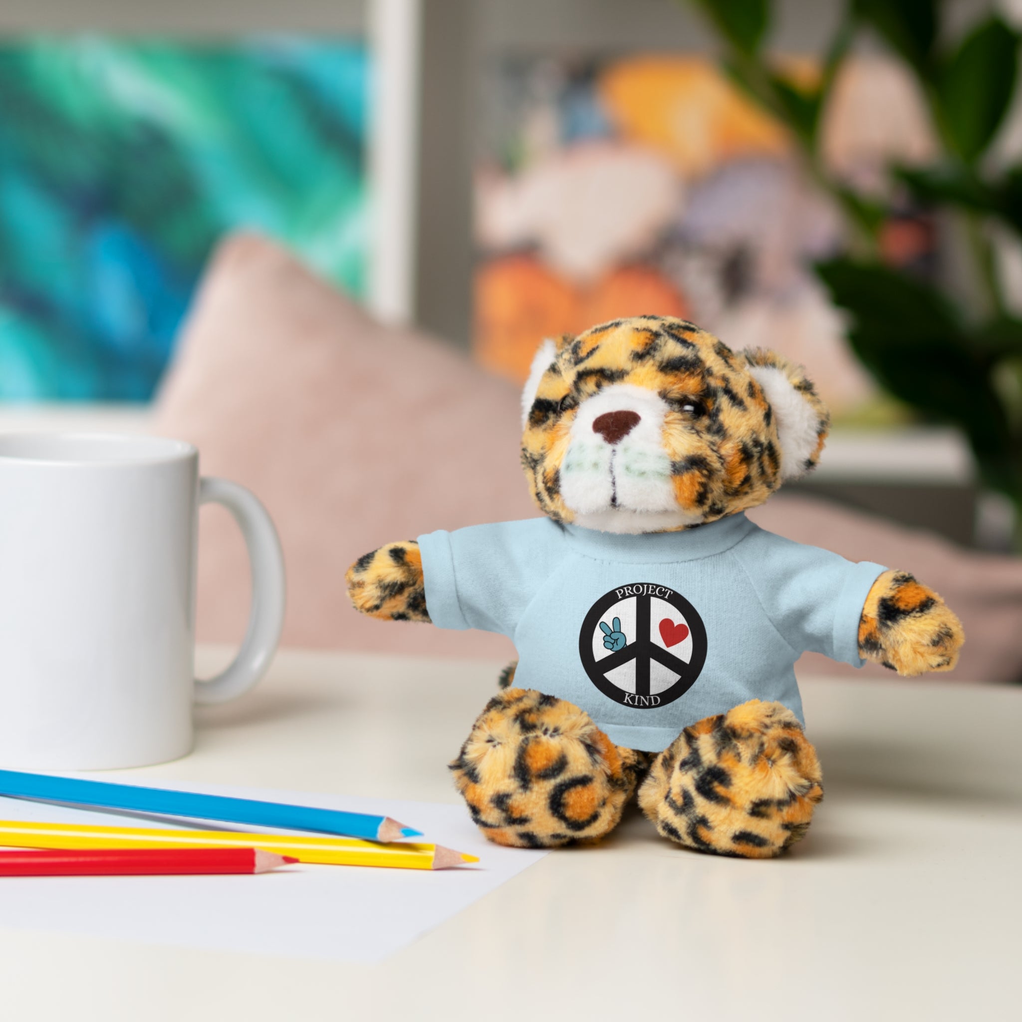 Animal Stuffed Animals with Project Kind Logo on Tee