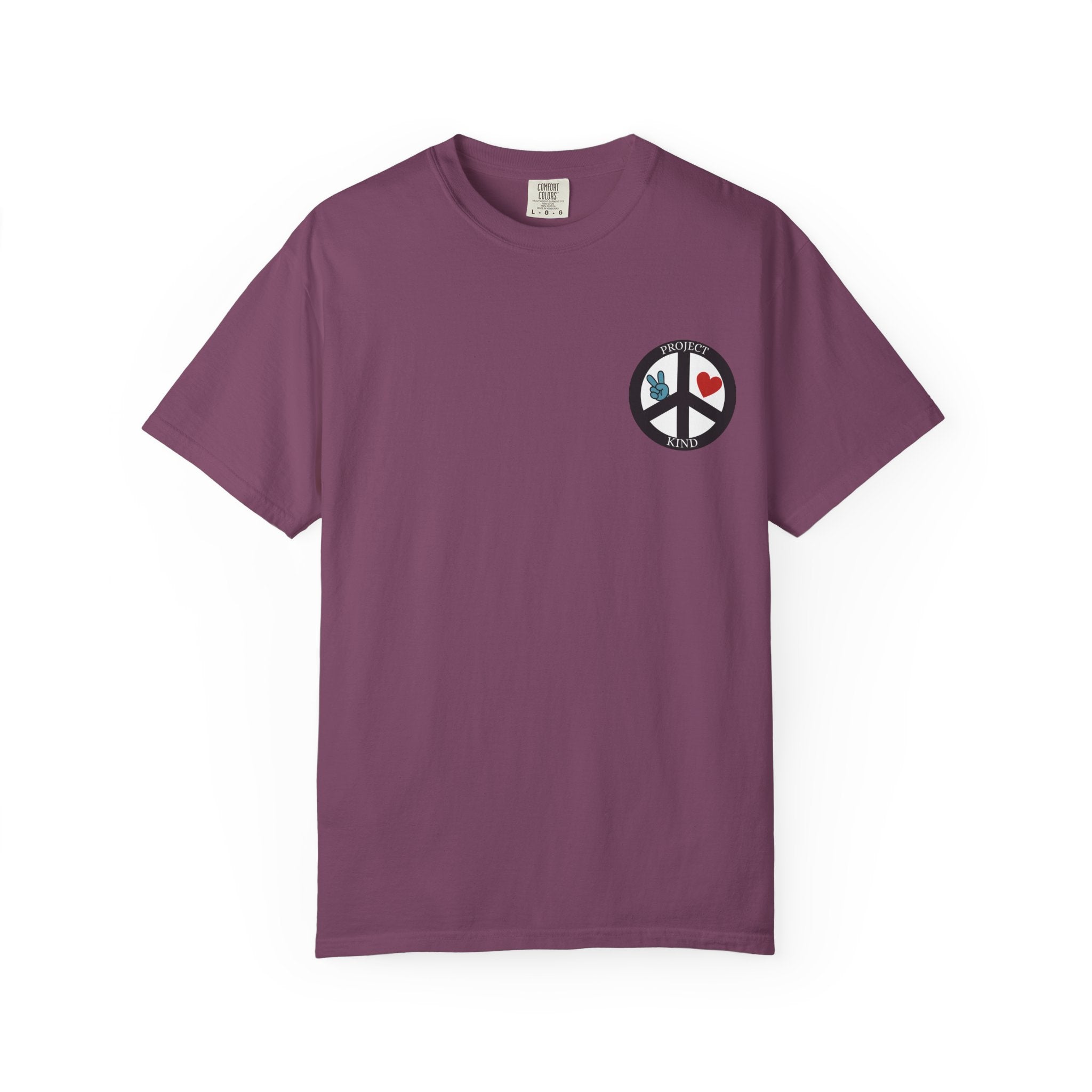 Did You Smile Today T-Shirt — Peace Sign Chest & Cheerful Back Graphic Tee