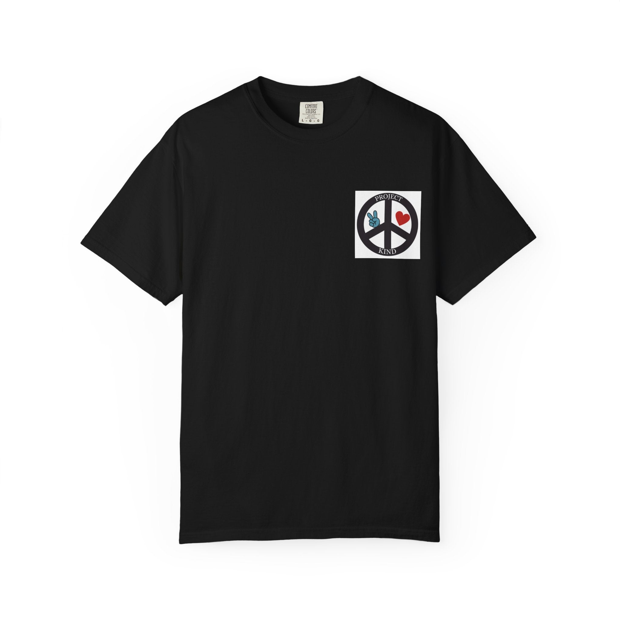 Did You Smile Today T-Shirt — Peace Sign Chest & Cheerful Back Graphic