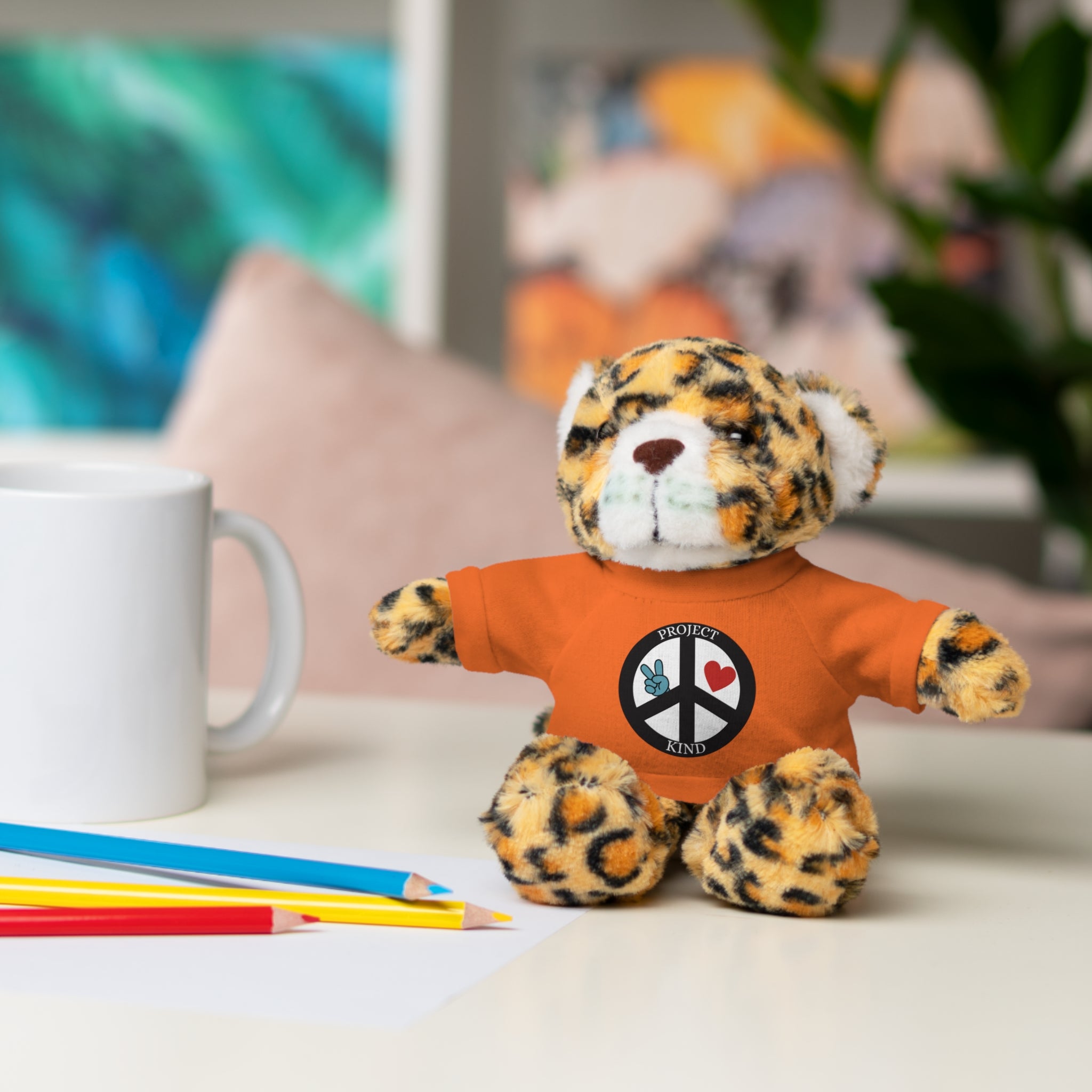 Animal Stuffed Animals with Project Kind Logo on Tee