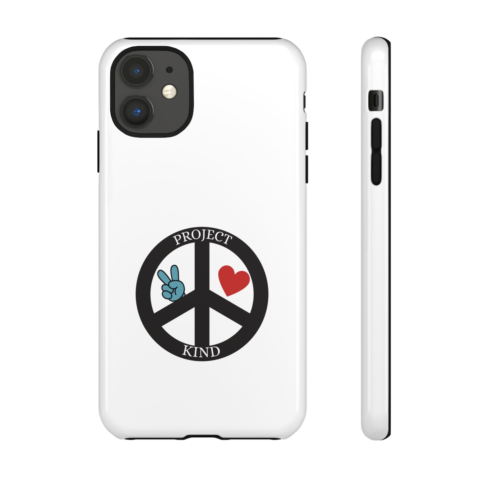Project Kind Peace Sign Phone Case