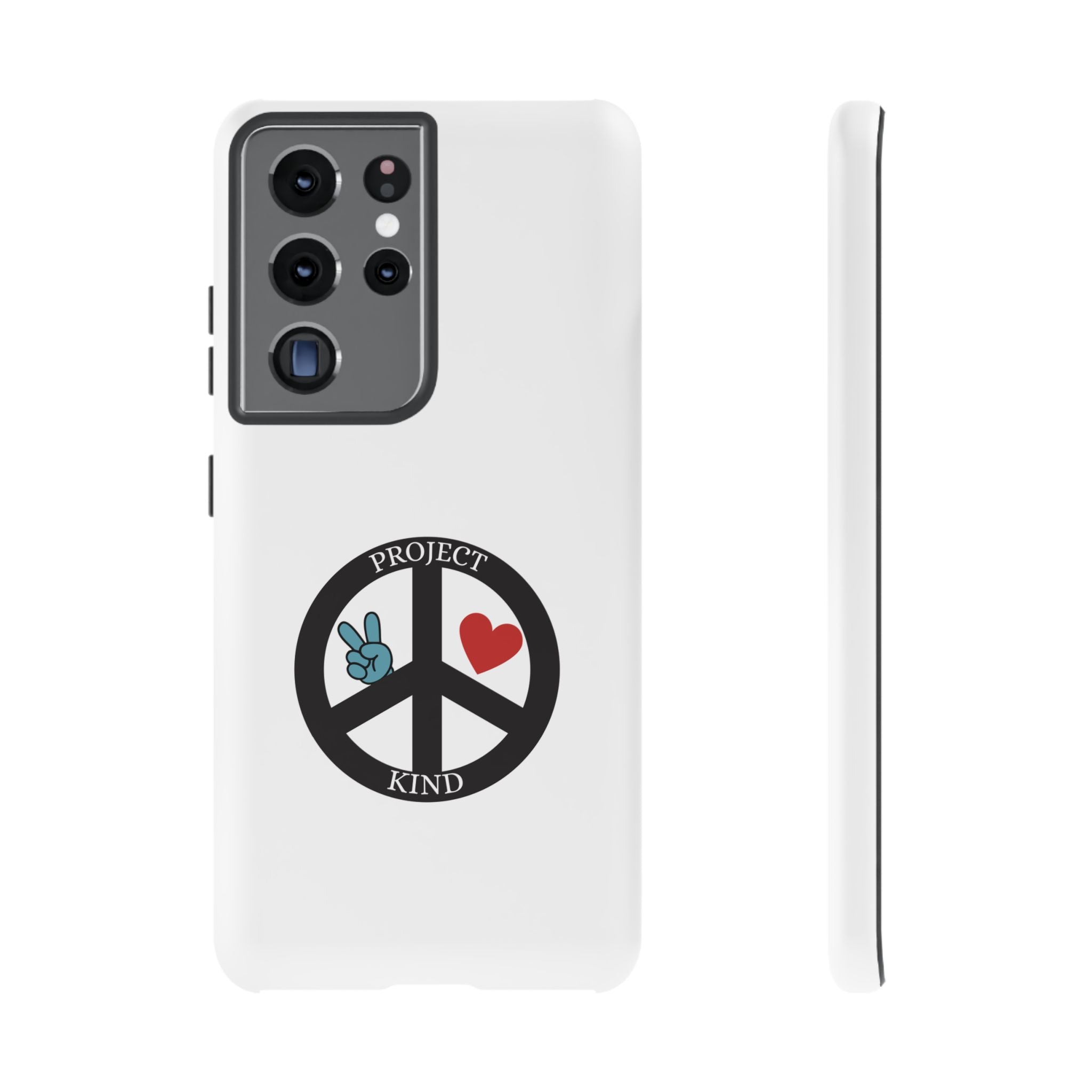 Project Kind Peace Sign Phone Case