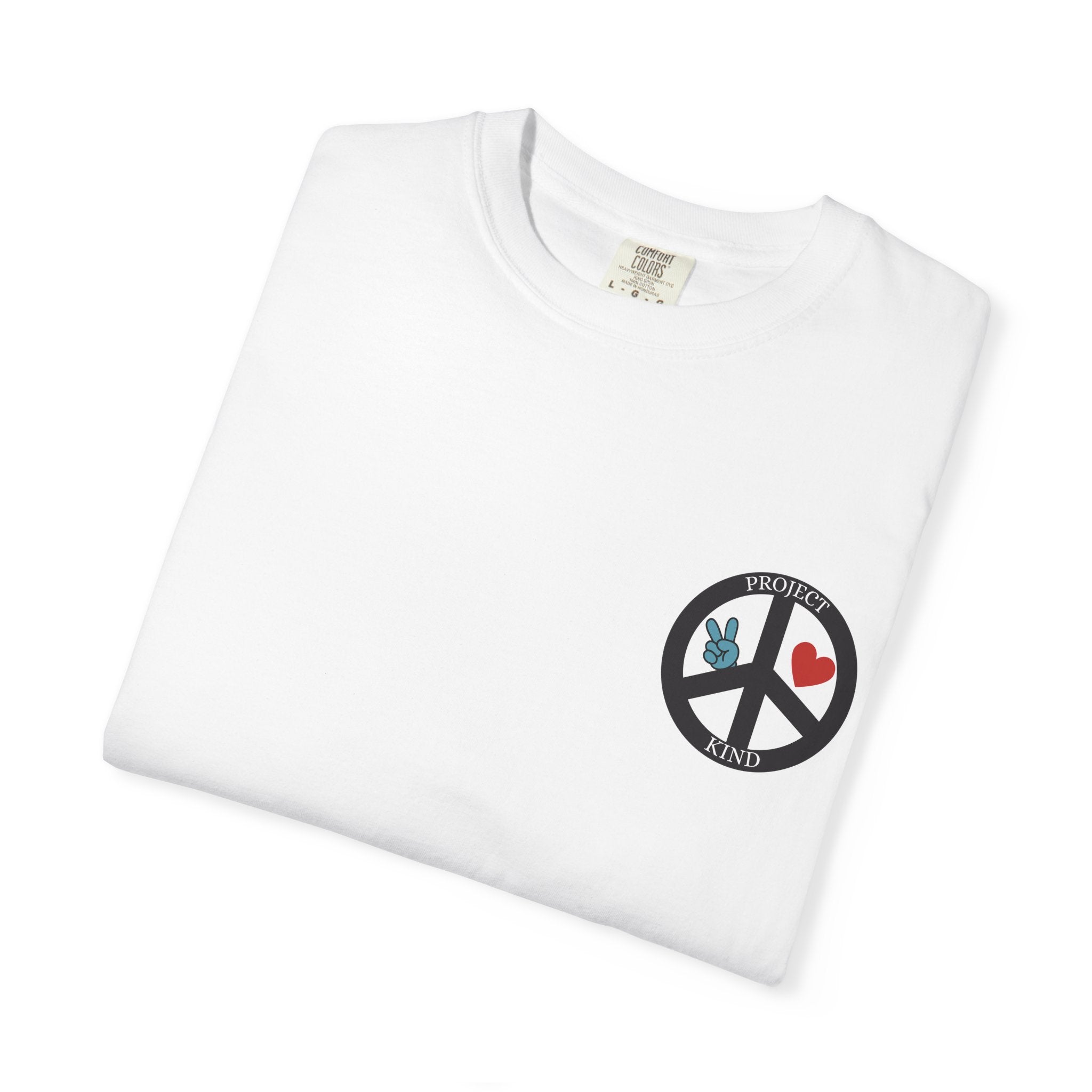 Did You Smile Today T-Shirt — Peace Sign Chest & Cheerful Back Graphic Tee