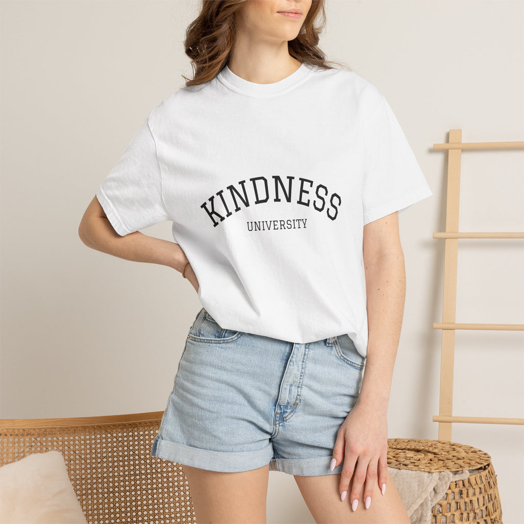 Kindness University T‑Shirt — Vintage Collegiate Graphic Tee