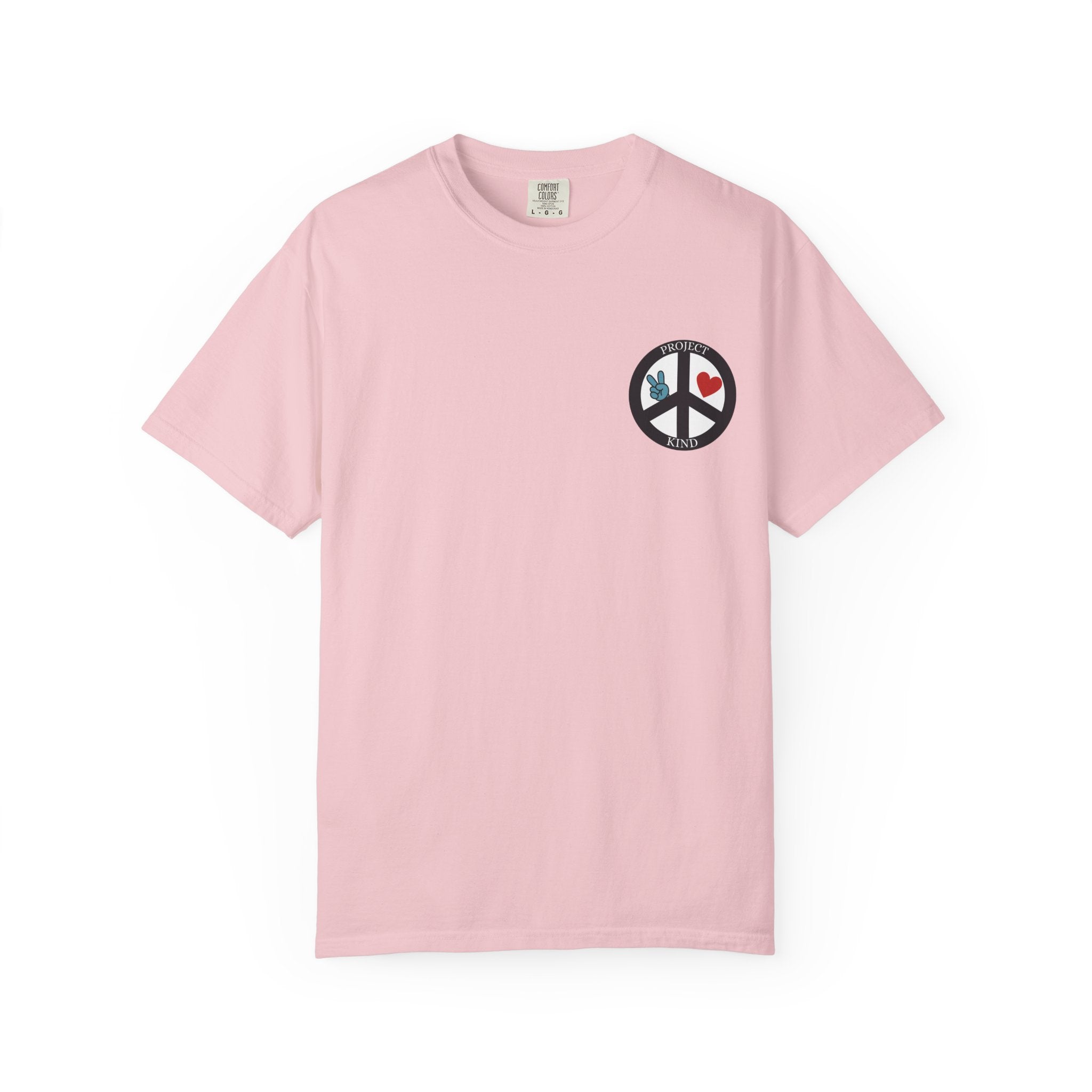 Did You Smile Today T-Shirt — Peace Sign Chest & Cheerful Back Graphic Tee