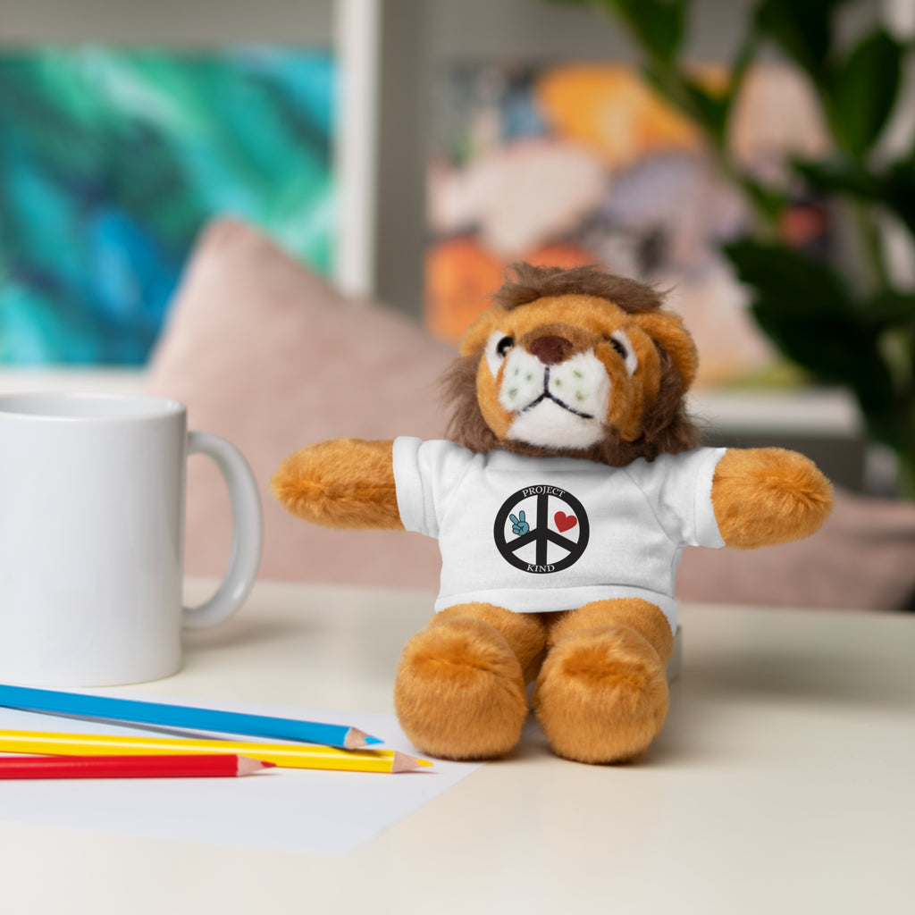 Animal Stuffed Animals with Project Kind Logo on Tee