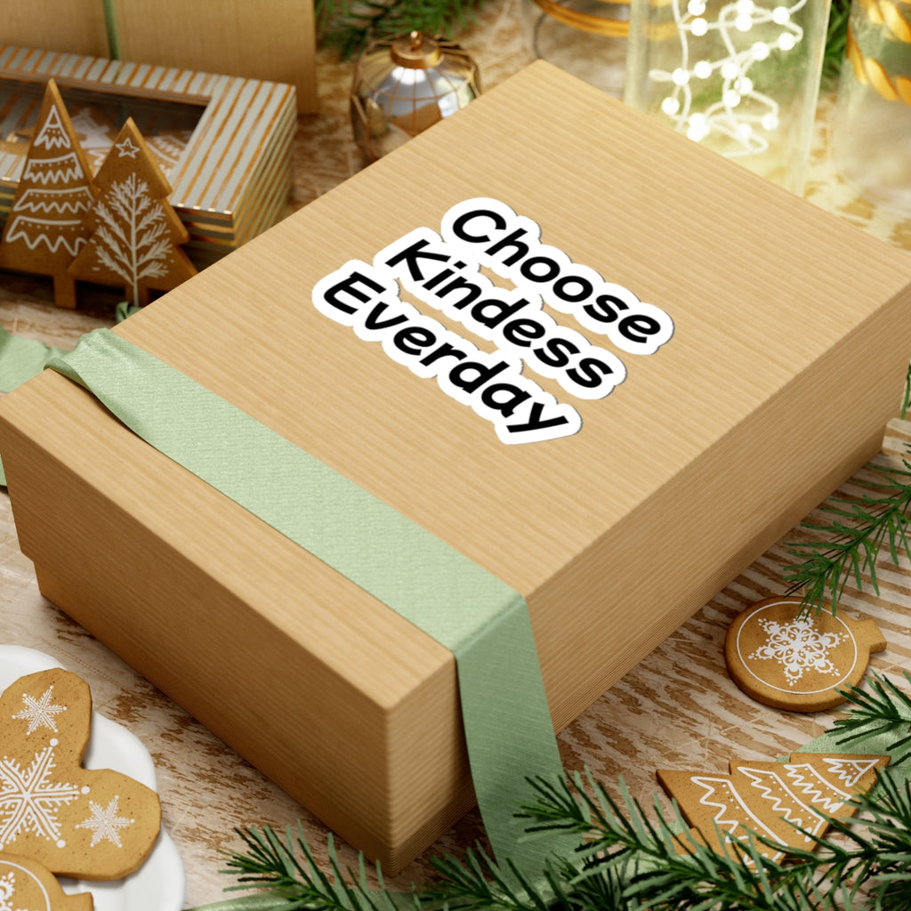 Choose Kindess Everday Sticker — Inspirational Vinyl Kiss-Cut Sticker for Laptops, Water Bottles & Journals