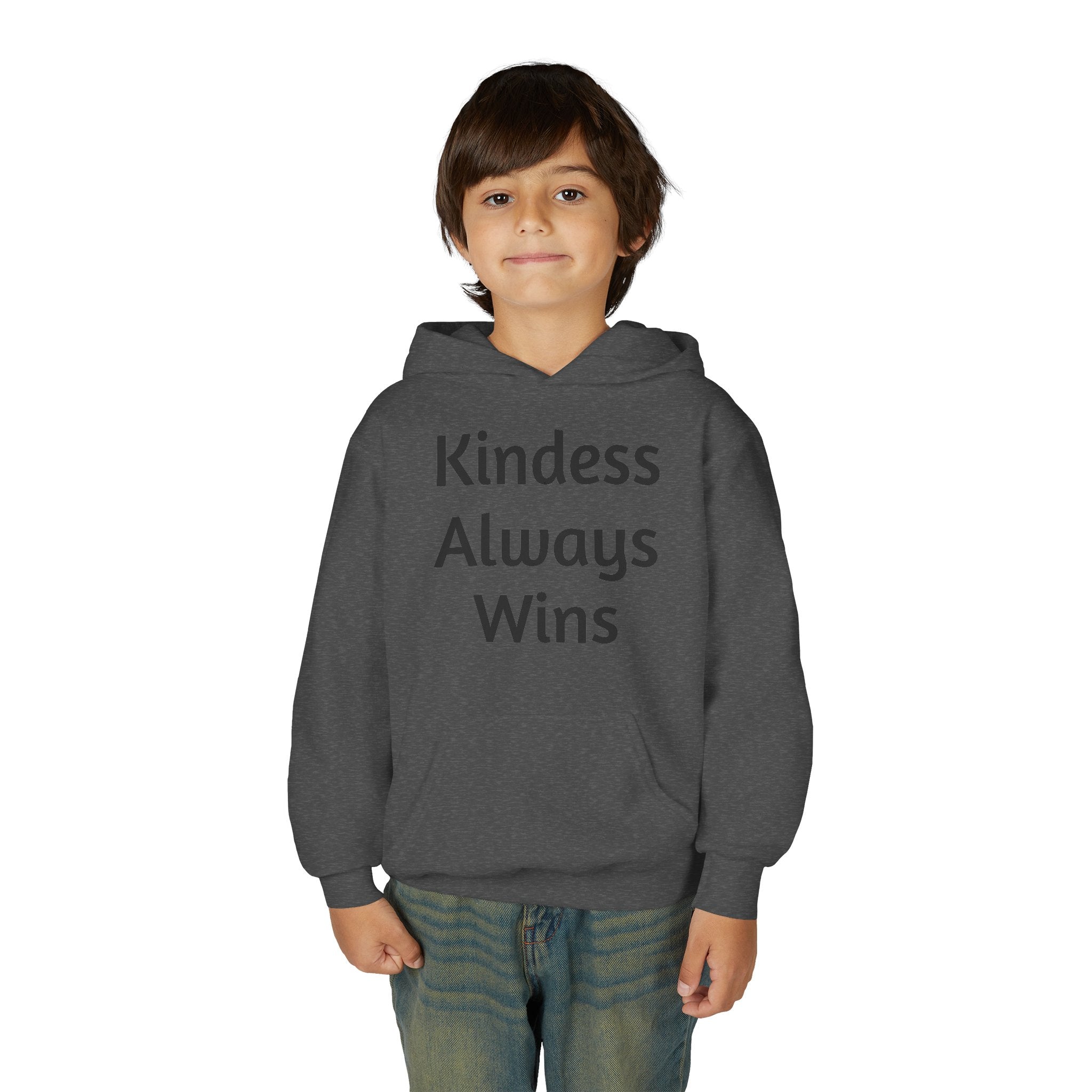 Youth Hoodie — "Kindess Always Wins" Hoodie (Project Kind)