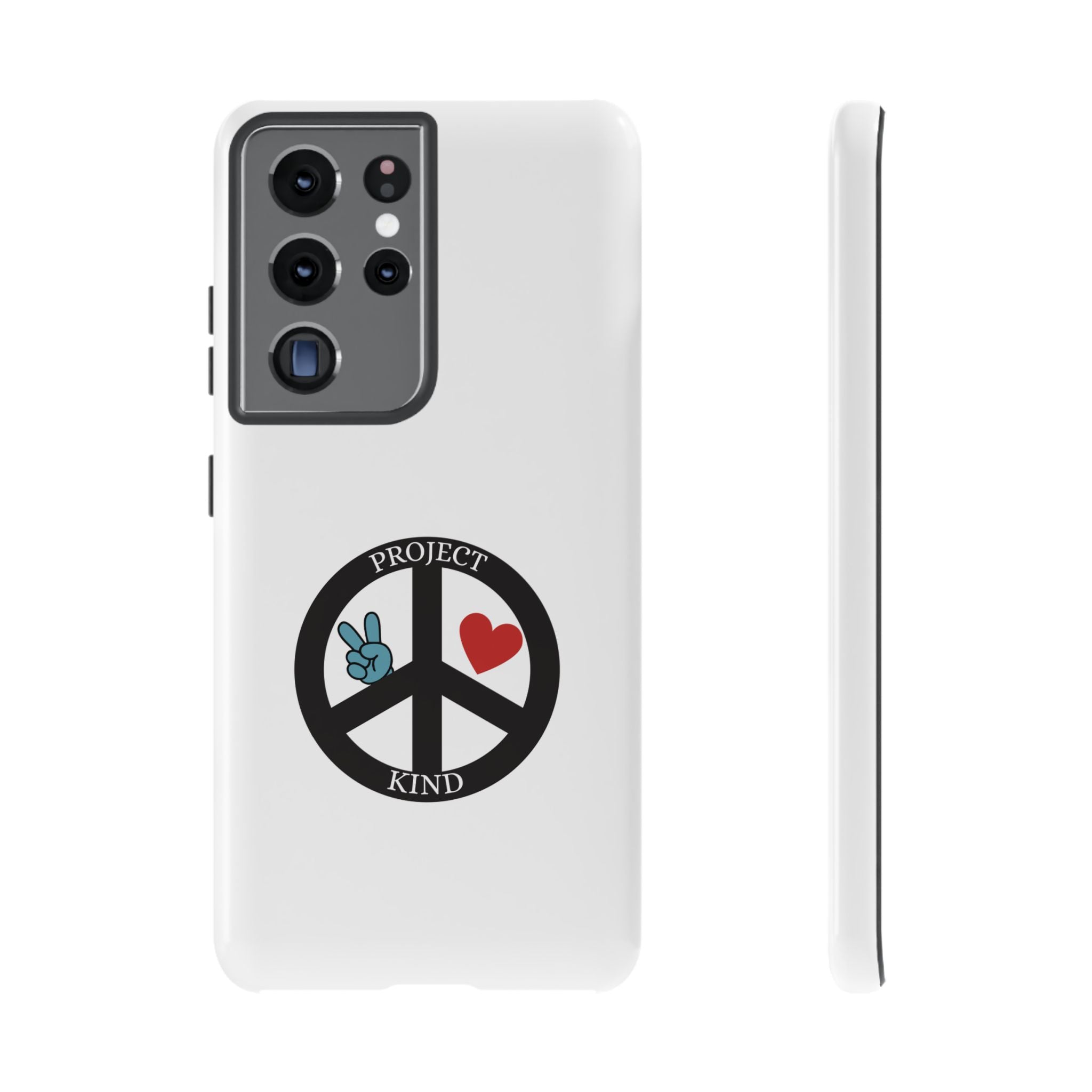 Project Kind Peace Sign Phone Case