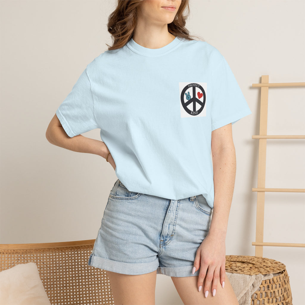 Copy of Did You Smile Today T-Shirt — Peace Sign Chest & Cheerful Back Graphic Tee