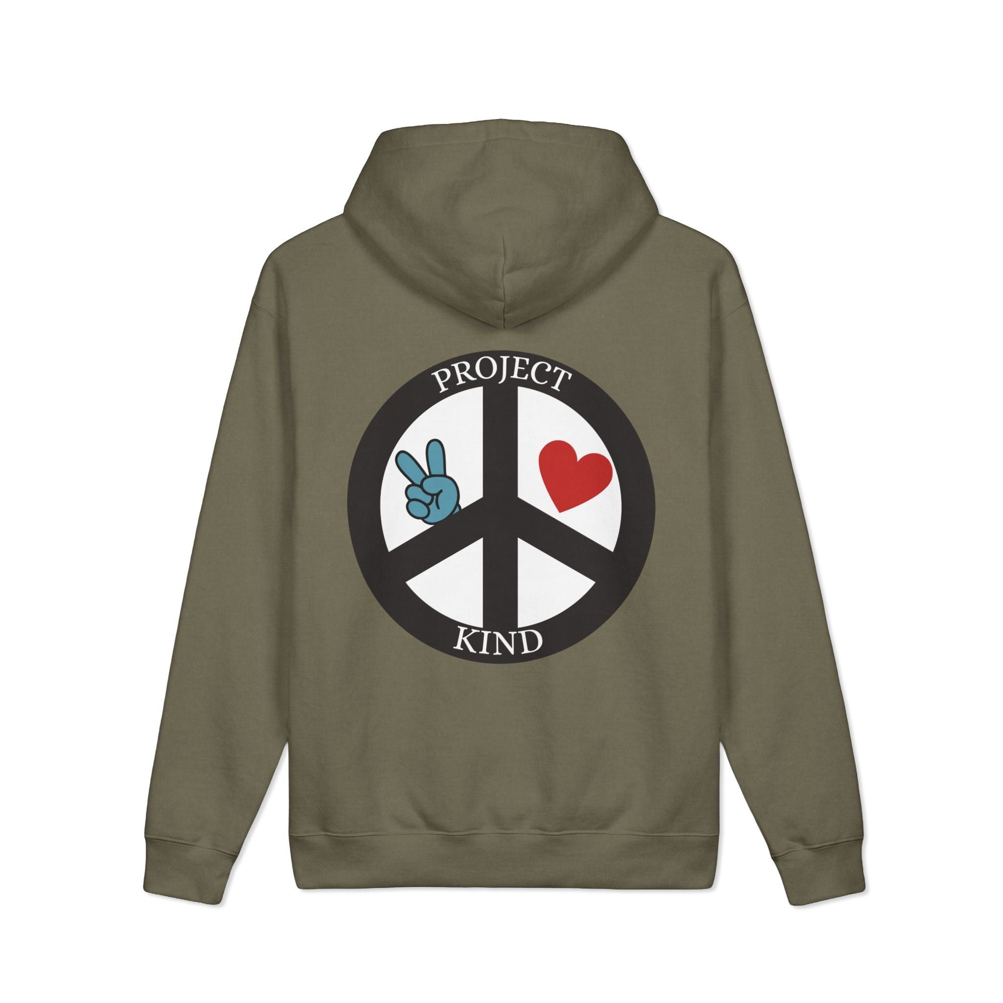 Copy of Project Kind Peace Sign Hoodie –- Kind Apparel Co. Pullover