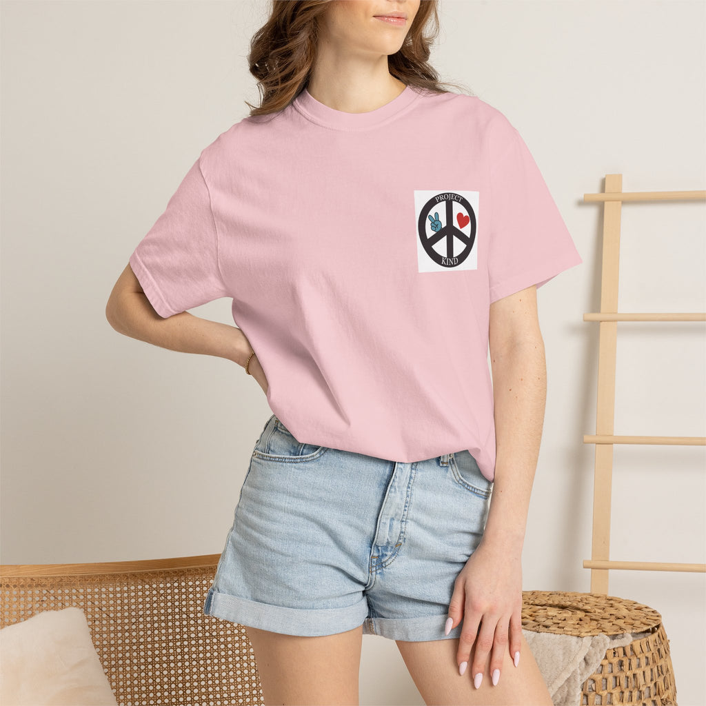 Copy of Did You Smile Today T-Shirt — Peace Sign Chest & Cheerful Back Graphic Tee