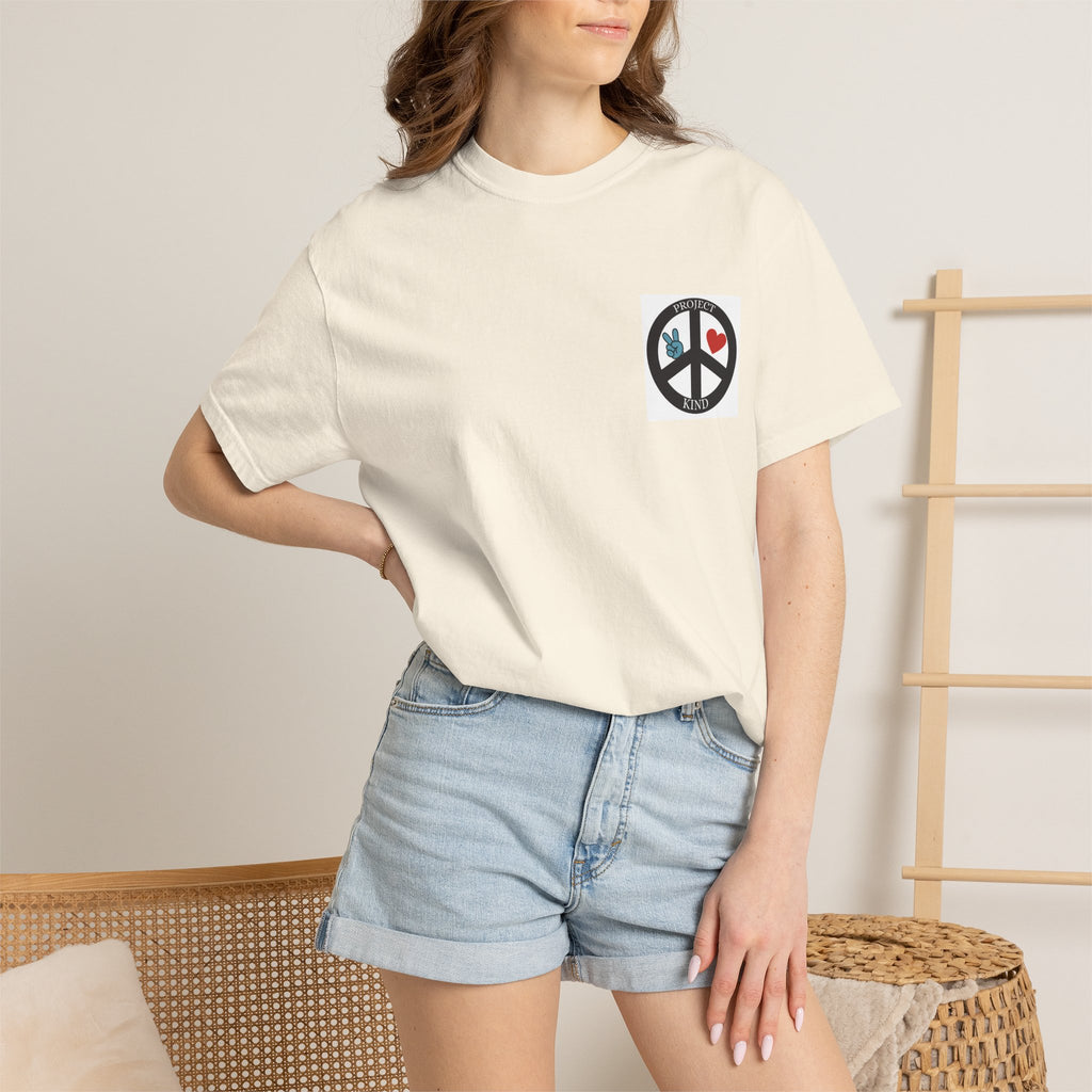 Did You Smile Today T-Shirt — Peace Sign Chest & Cheerful Back Graphic
