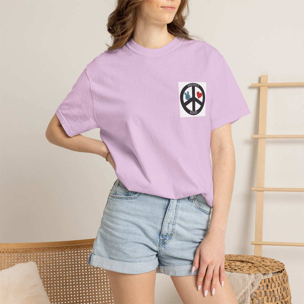 Did You Smile Today T-Shirt — Peace Sign Chest & Cheerful Back Graphic