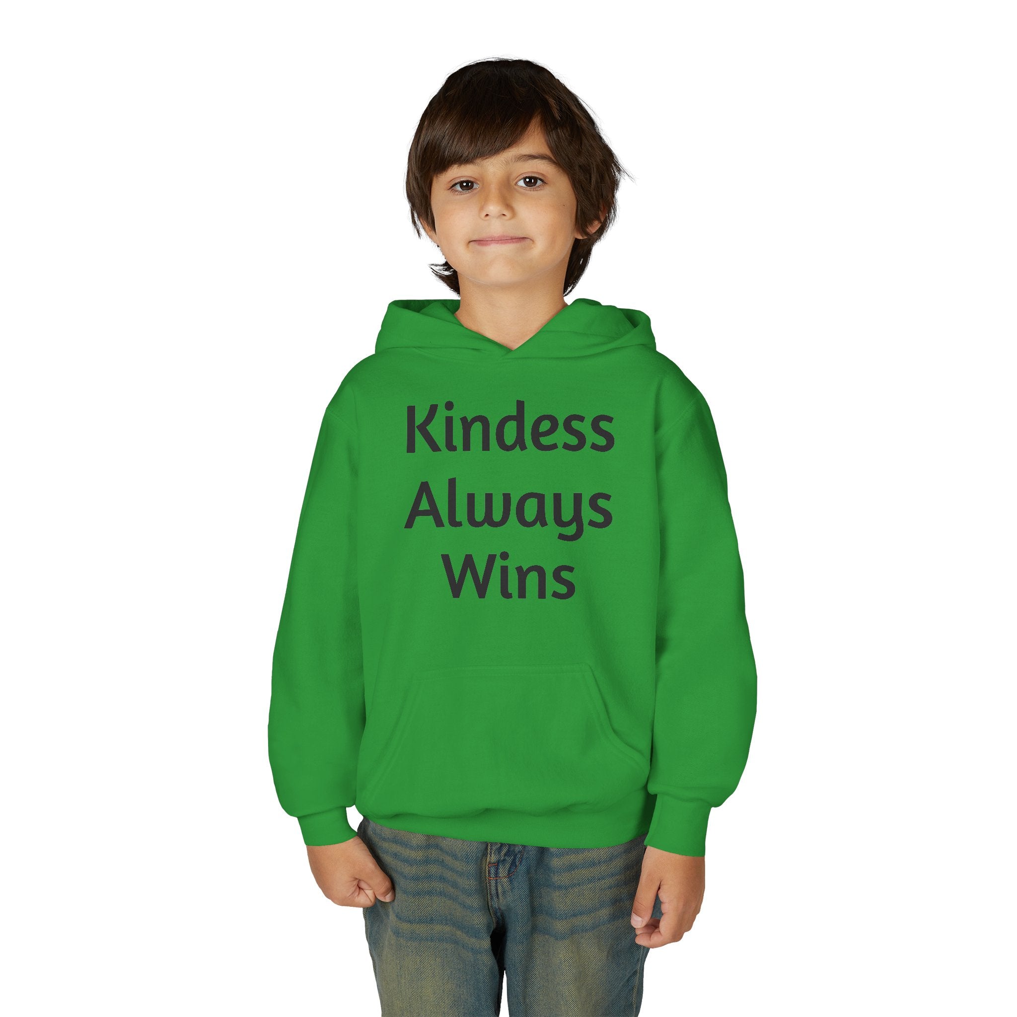 Youth Hoodie — "Kindess Always Wins" Hoodie (Project Kind)