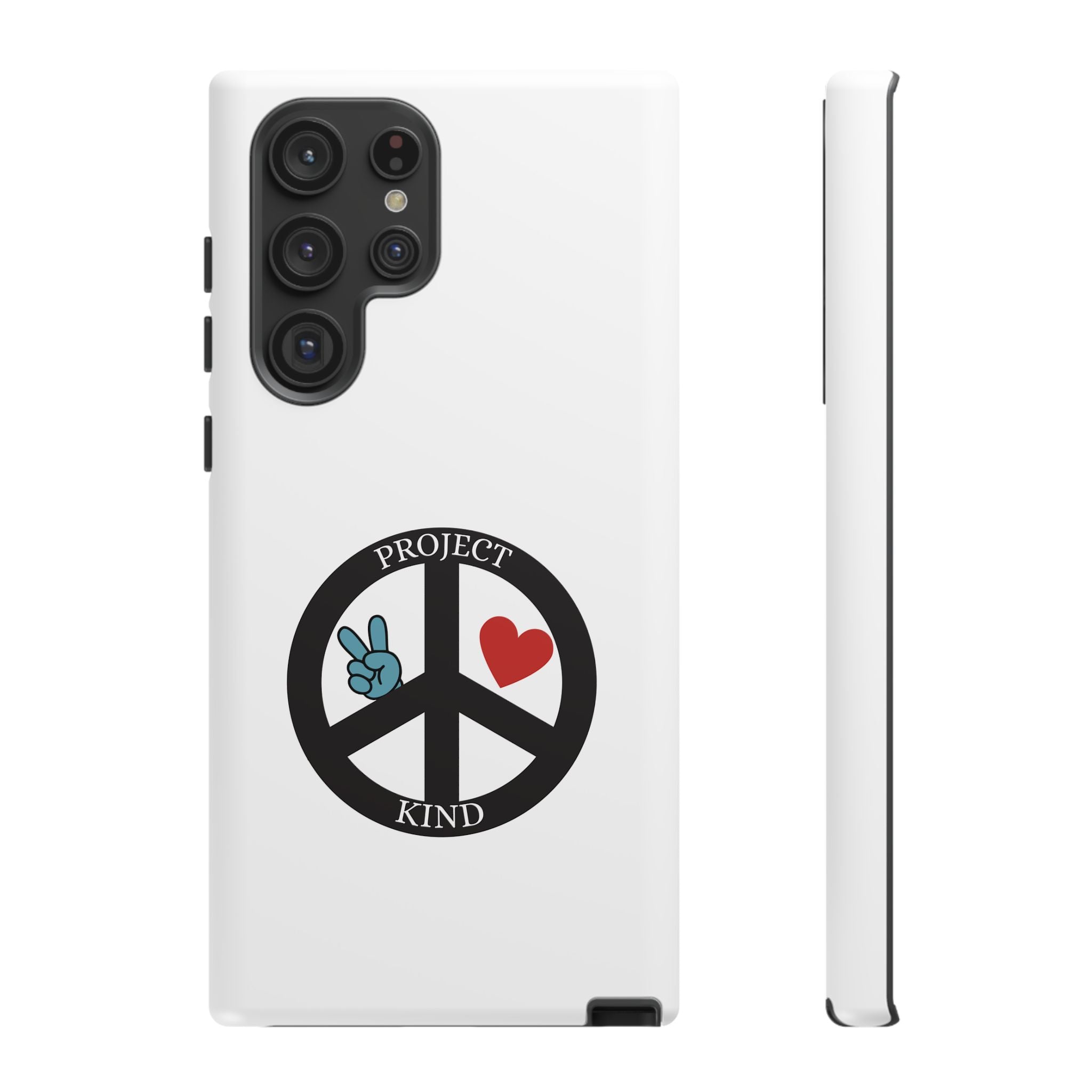 Project Kind Peace Sign Phone Case