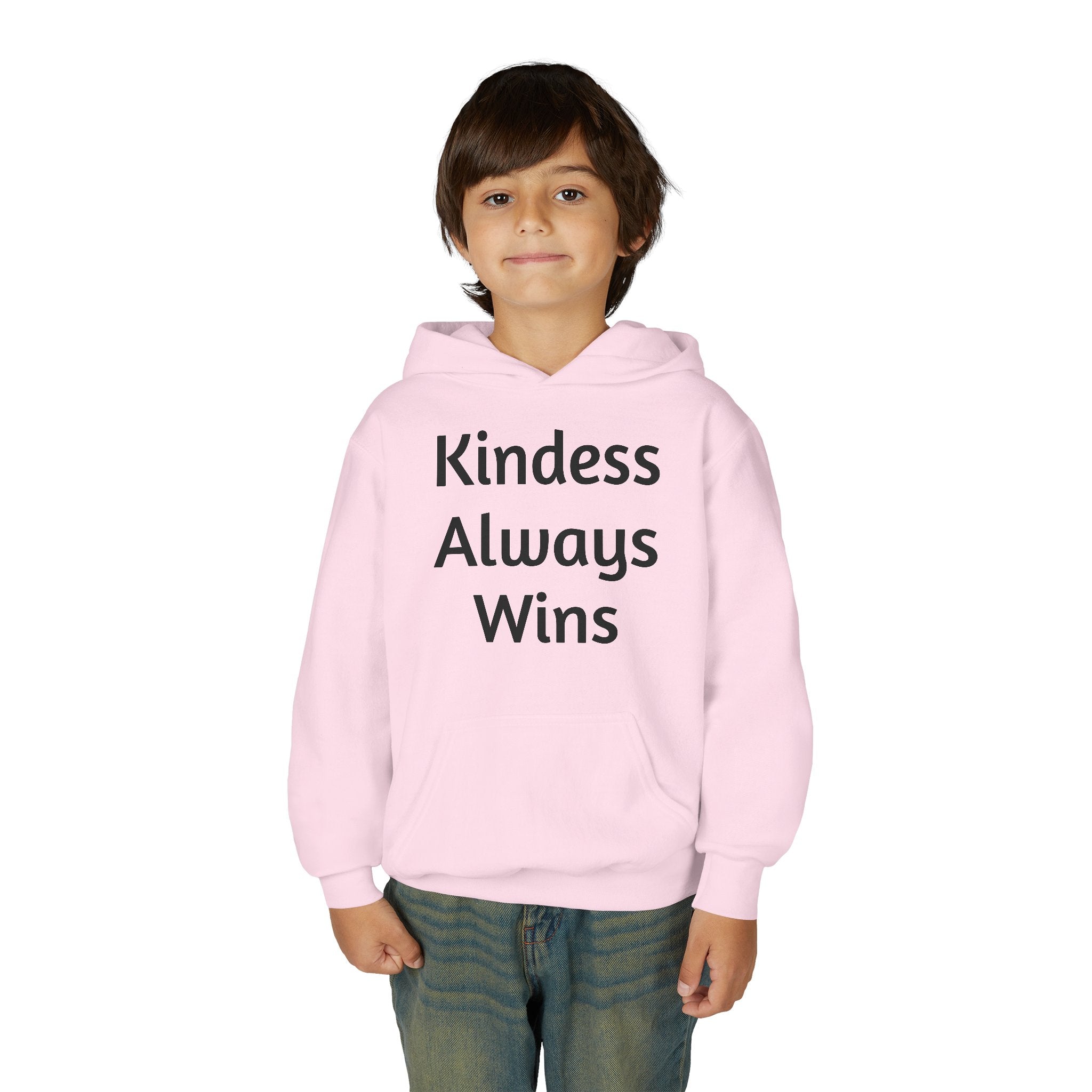 Youth Hoodie — "Kindess Always Wins" Hoodie (Project Kind)