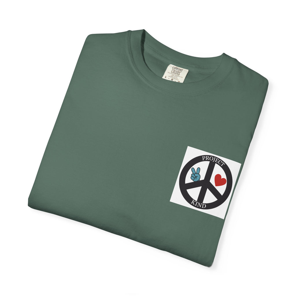 Did You Smile Today T-Shirt — Peace Sign Chest & Cheerful Back Graphic