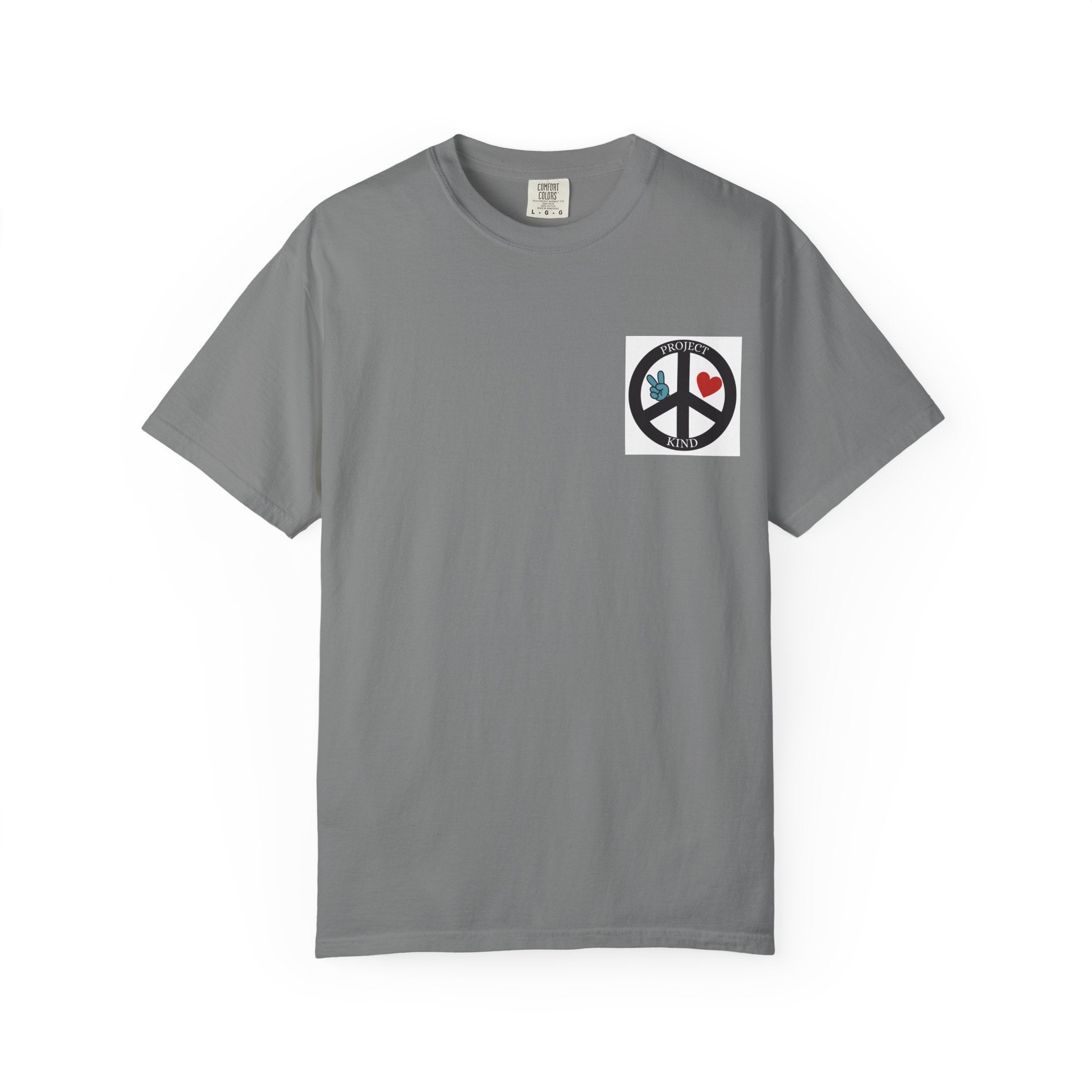 Did You Smile Today T-Shirt — Peace Sign Chest & Cheerful Back Graphic