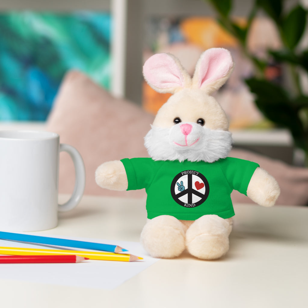 Animal Stuffed Animals with Project Kind Logo on Tee