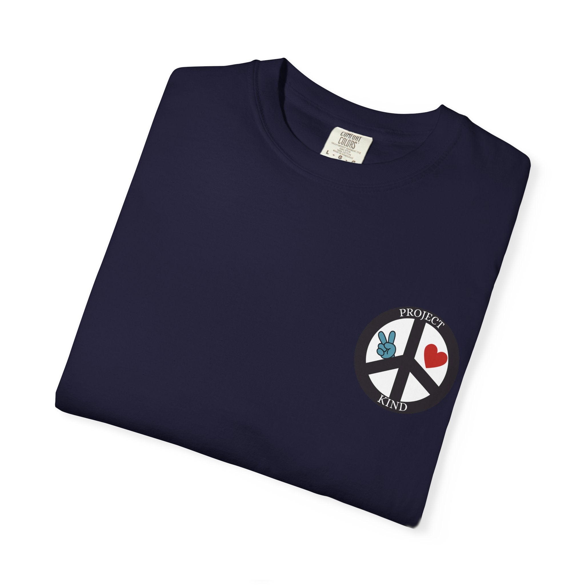 Did You Smile Today T-Shirt — Peace Sign Chest & Cheerful Back Graphic Tee