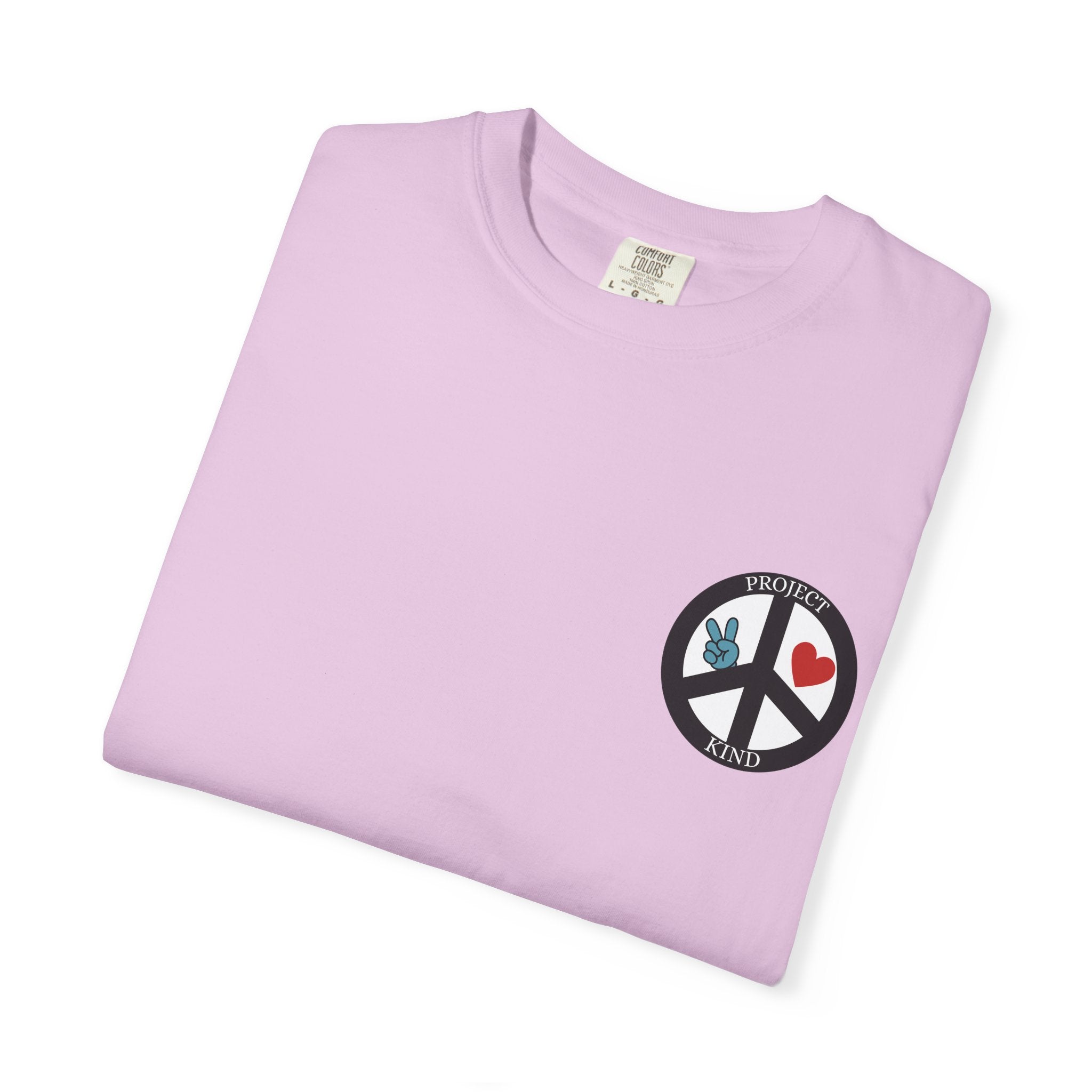 Did You Smile Today T-Shirt — Peace Sign Chest & Cheerful Back Graphic Tee