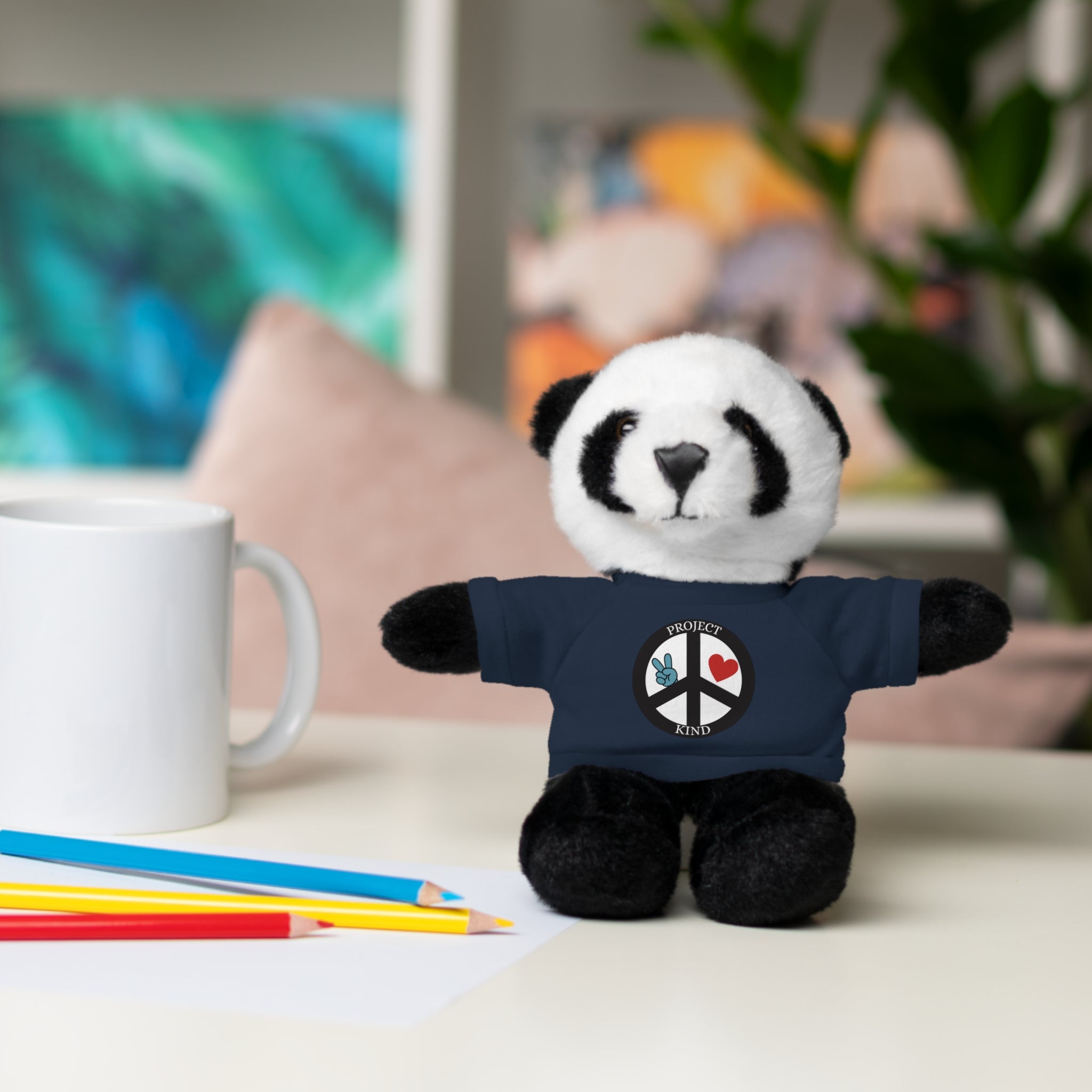 Animal Stuffed Animals with Project Kind Logo on Tee