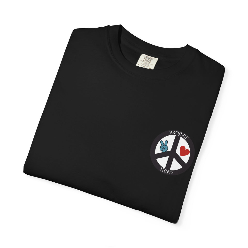Did You Smile Today T-Shirt — Peace Sign Chest & Cheerful Back Graphic Tee