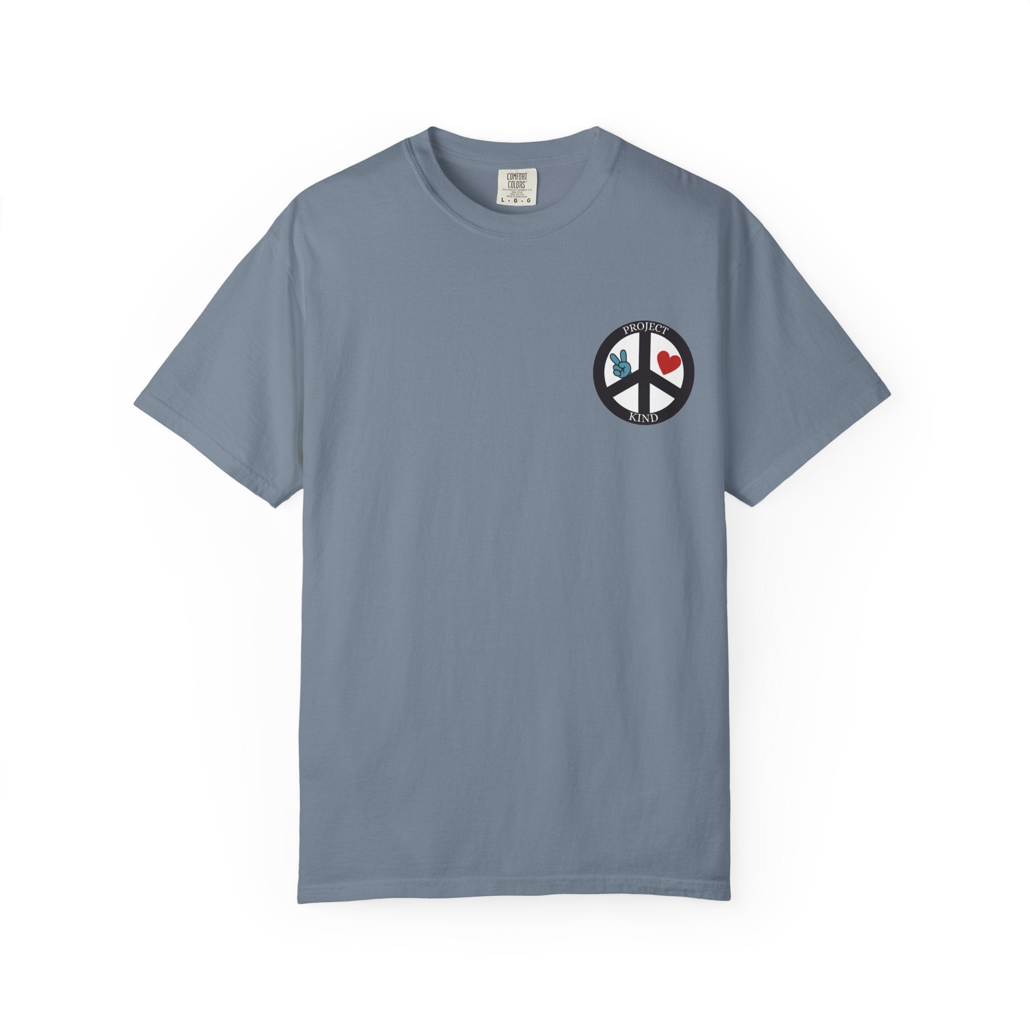 Did You Smile Today T-Shirt — Peace Sign Chest & Cheerful Back Graphic Tee