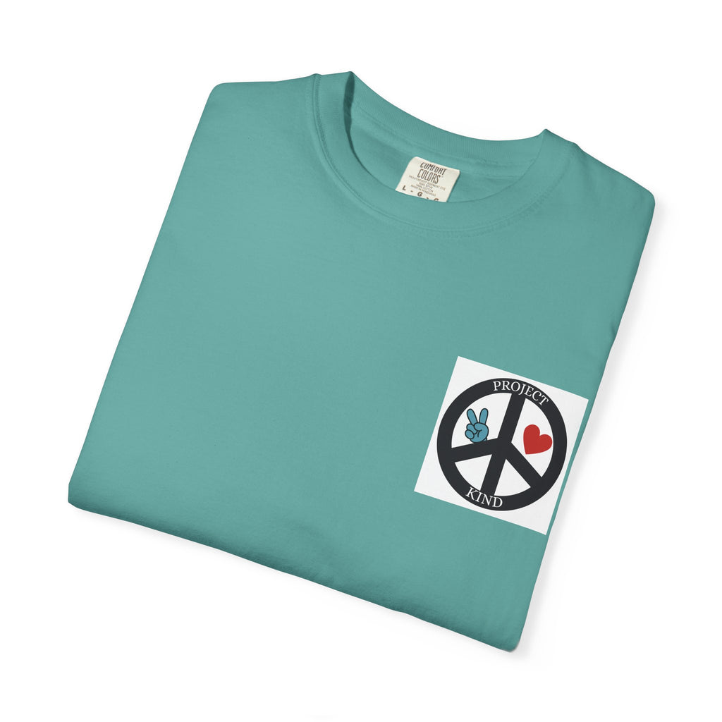Did You Smile Today T-Shirt — Peace Sign Chest & Cheerful Back Graphic