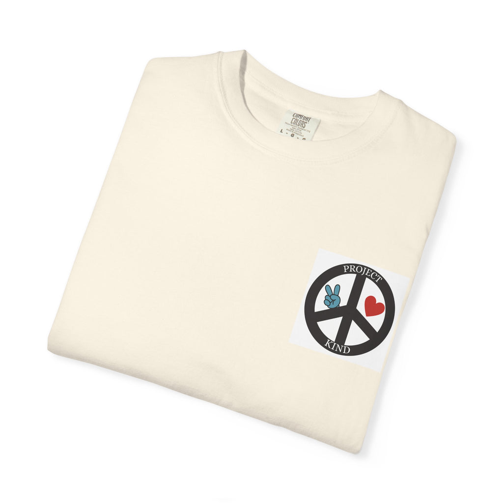 Did You Smile Today T-Shirt — Peace Sign Chest & Cheerful Back Graphic
