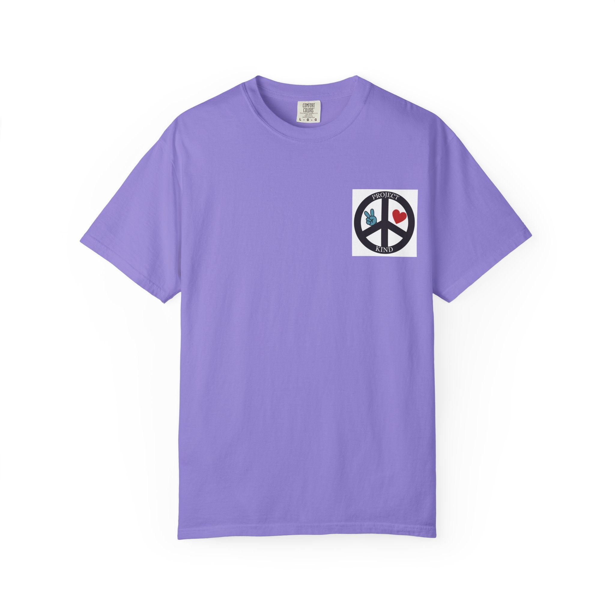 Did You Smile Today T-Shirt — Peace Sign Chest & Cheerful Back Graphic