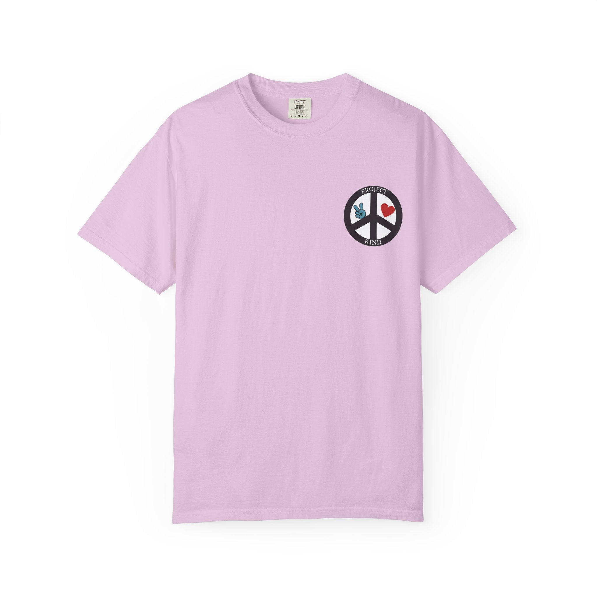 Did You Smile Today T-Shirt — Peace Sign Chest & Cheerful Back Graphic Tee