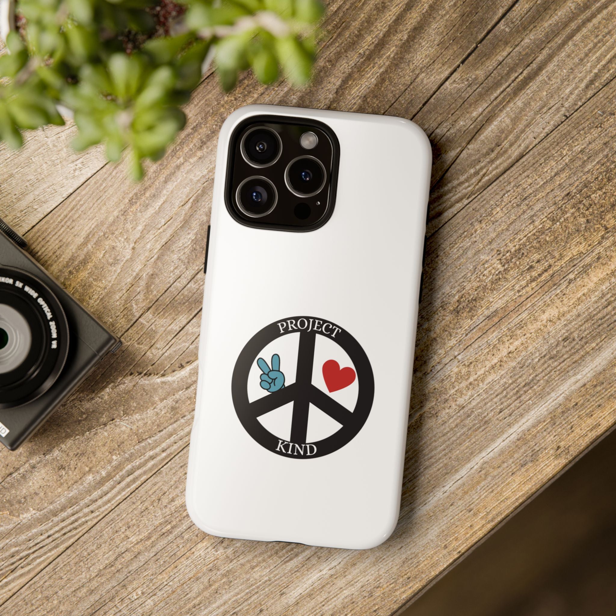 Project Kind Peace Sign Phone Case