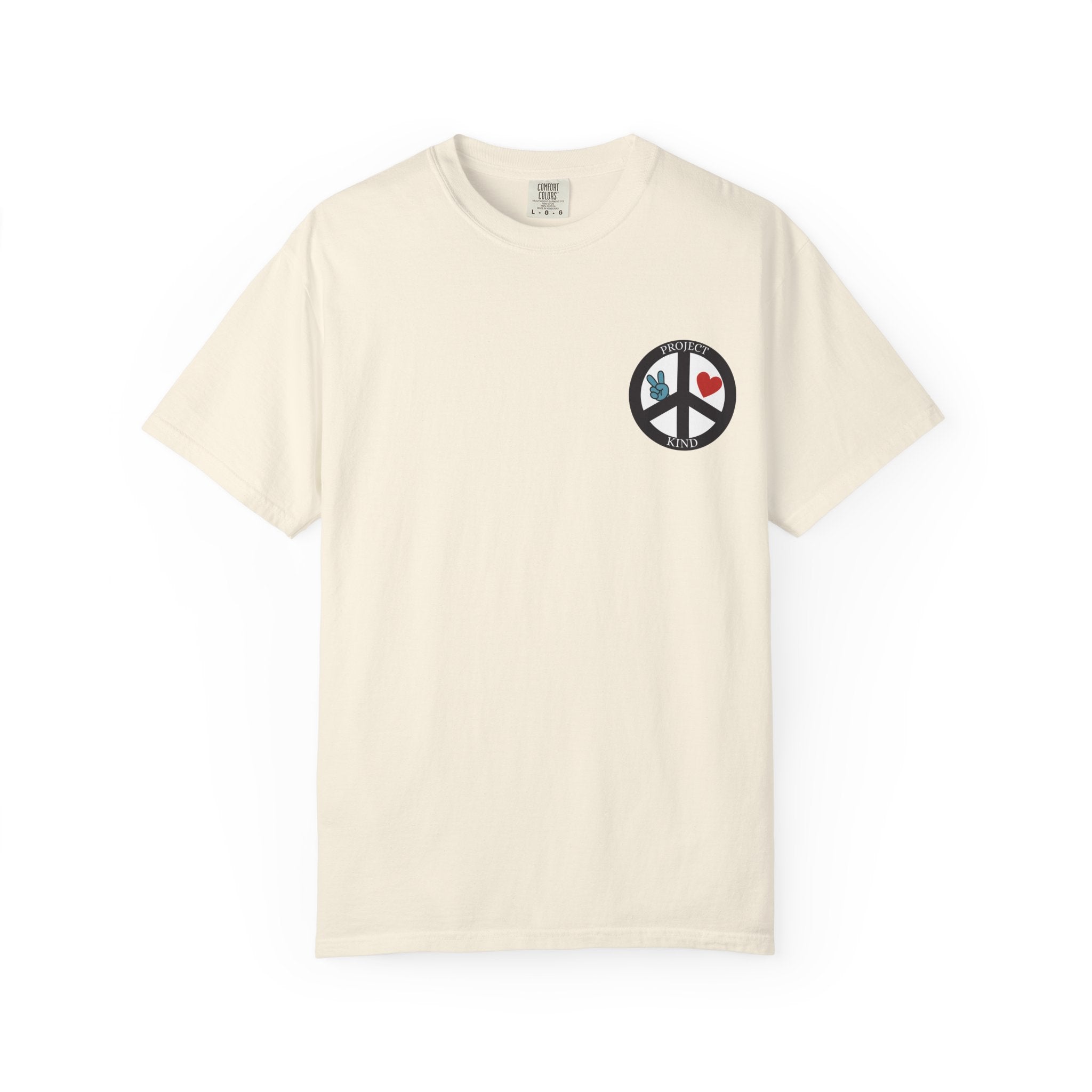 Did You Smile Today T-Shirt — Peace Sign Chest & Cheerful Back Graphic Tee