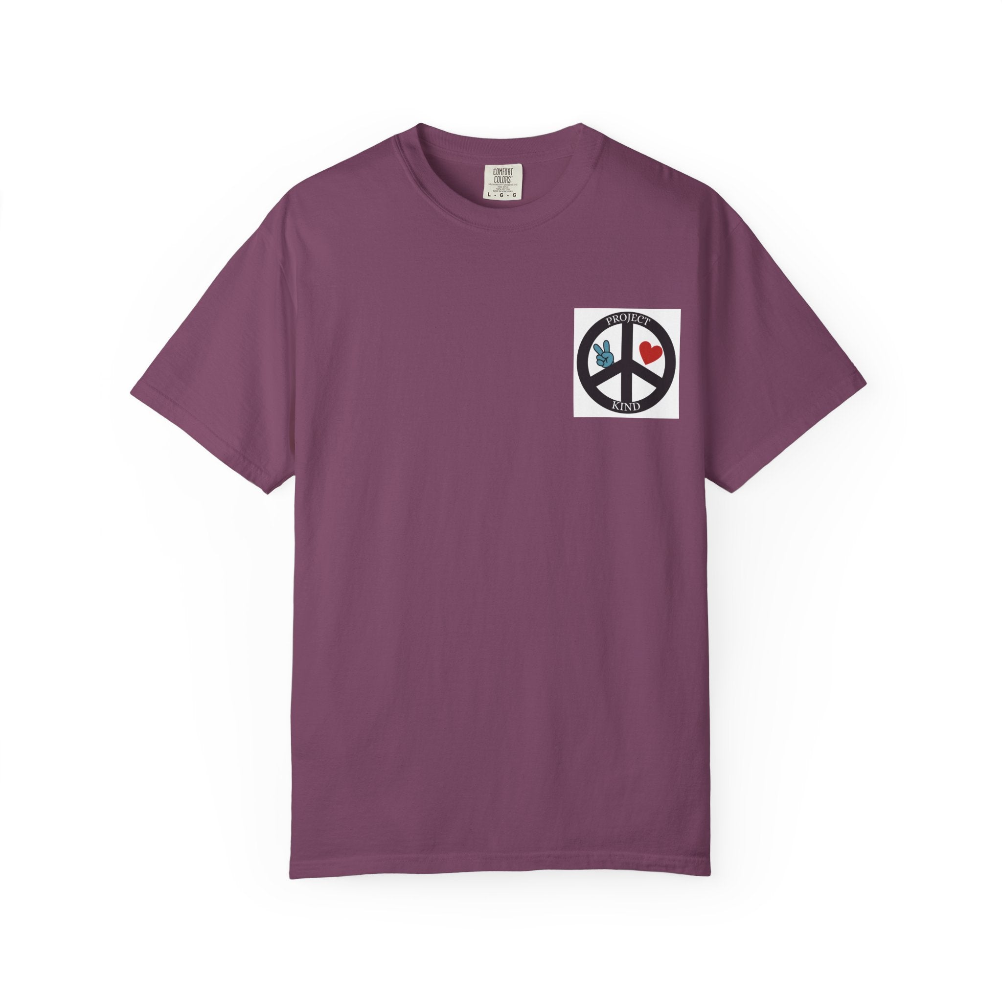 Did You Smile Today T-Shirt — Peace Sign Chest & Cheerful Back Graphic
