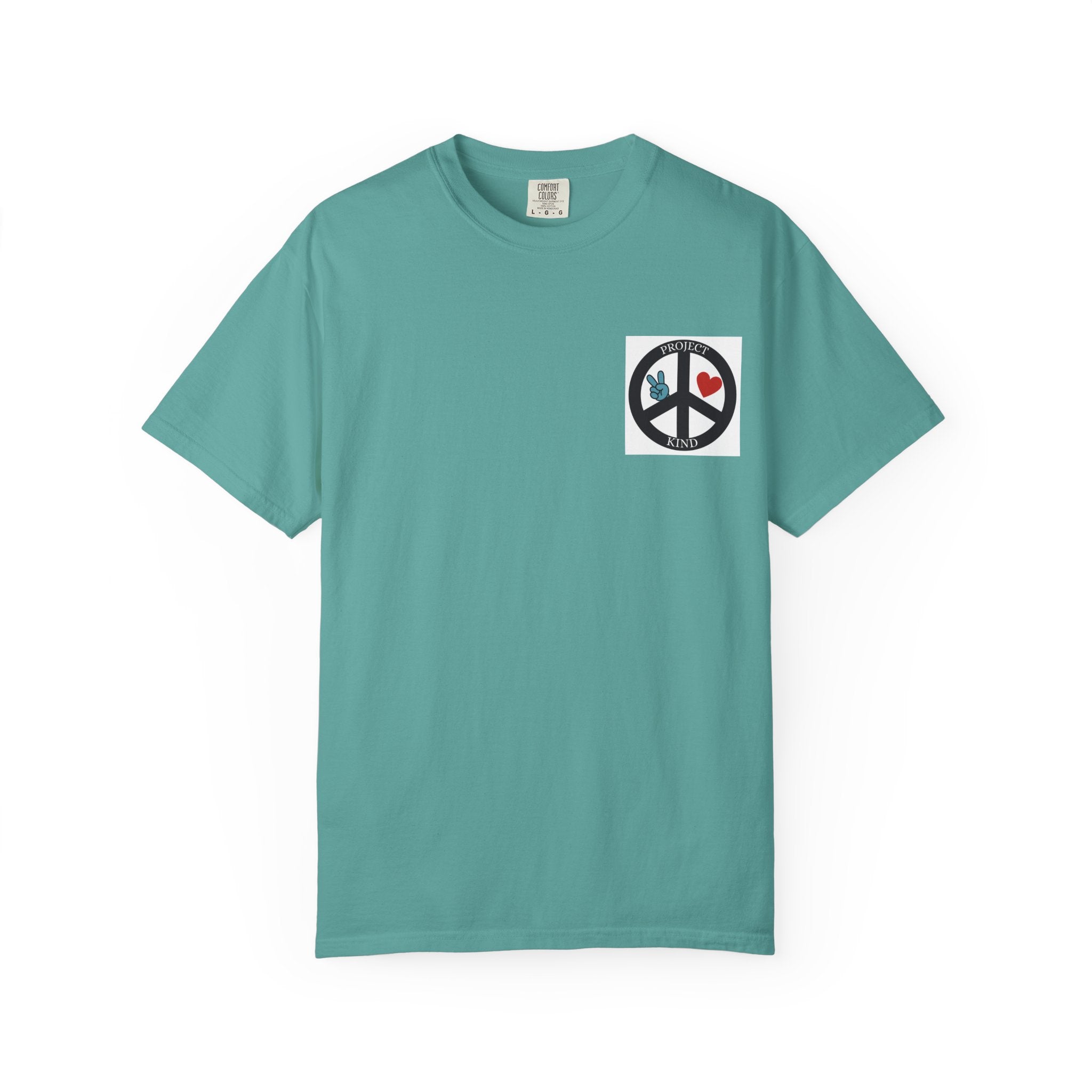 Did You Smile Today T-Shirt — Peace Sign Chest & Cheerful Back Graphic