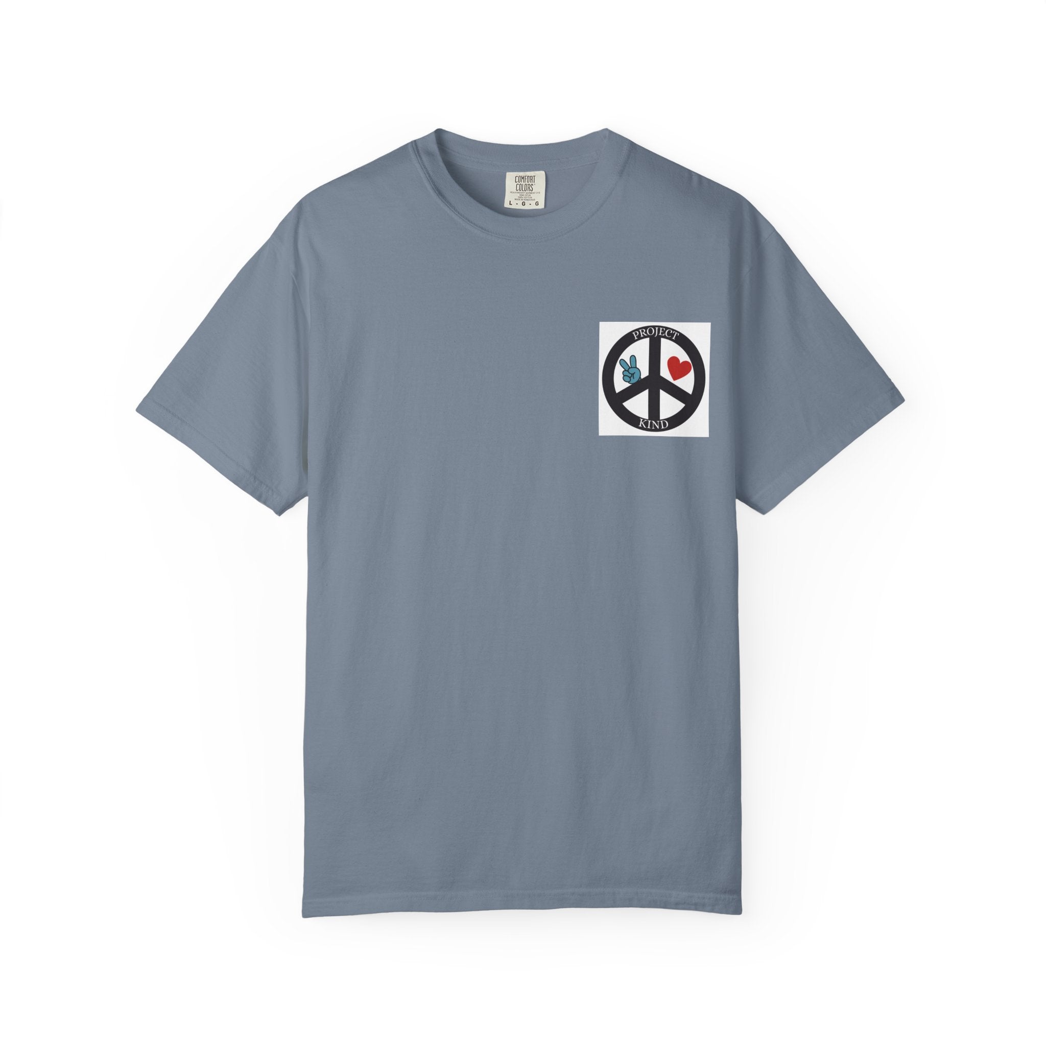 Did You Smile Today T-Shirt — Peace Sign Chest & Cheerful Back Graphic