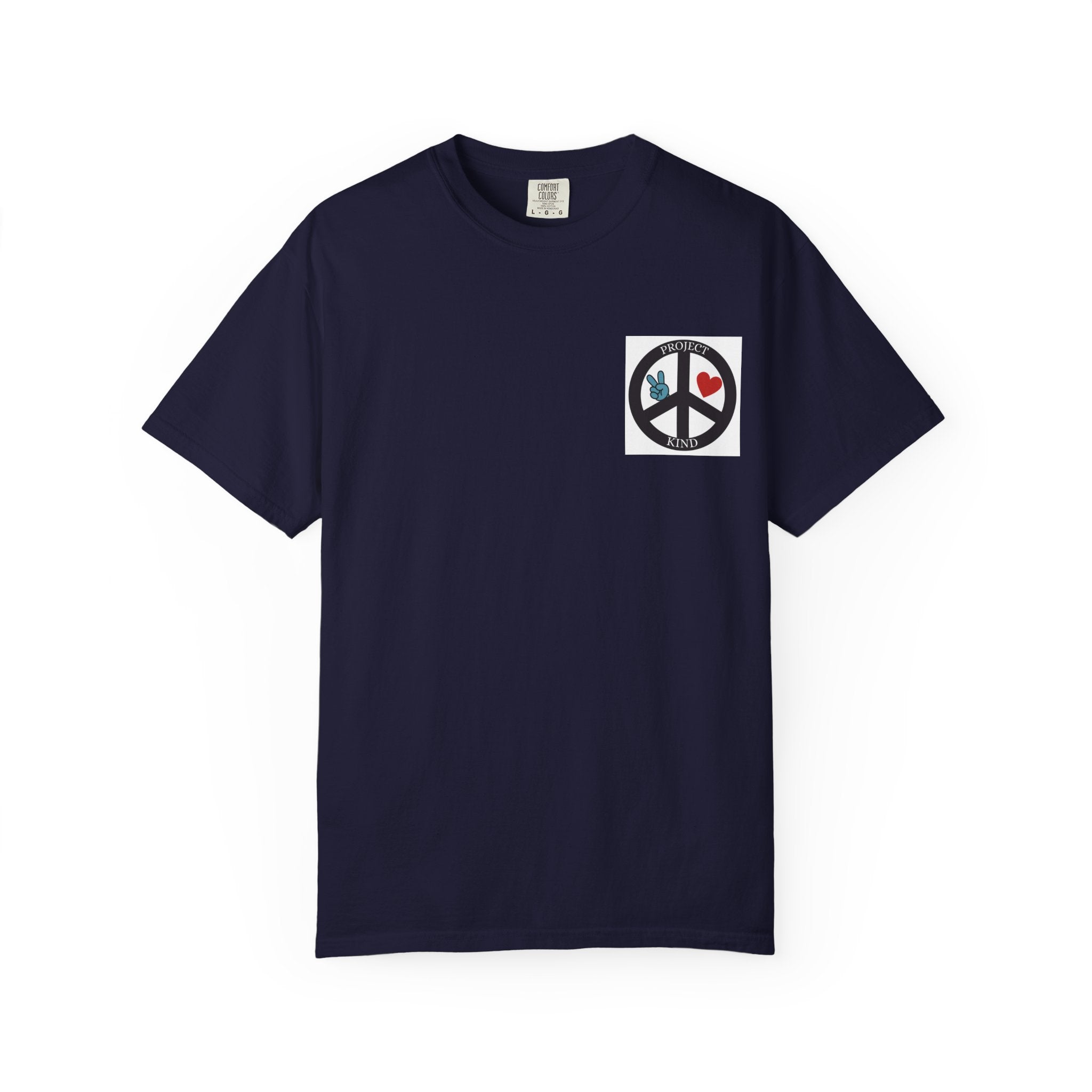 Did You Smile Today T-Shirt — Peace Sign Chest & Cheerful Back Graphic