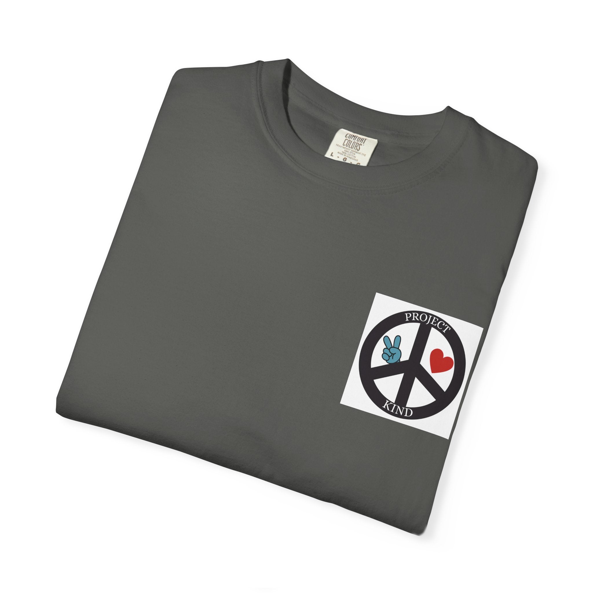 Did You Smile Today T-Shirt — Peace Sign Chest & Cheerful Back Graphic