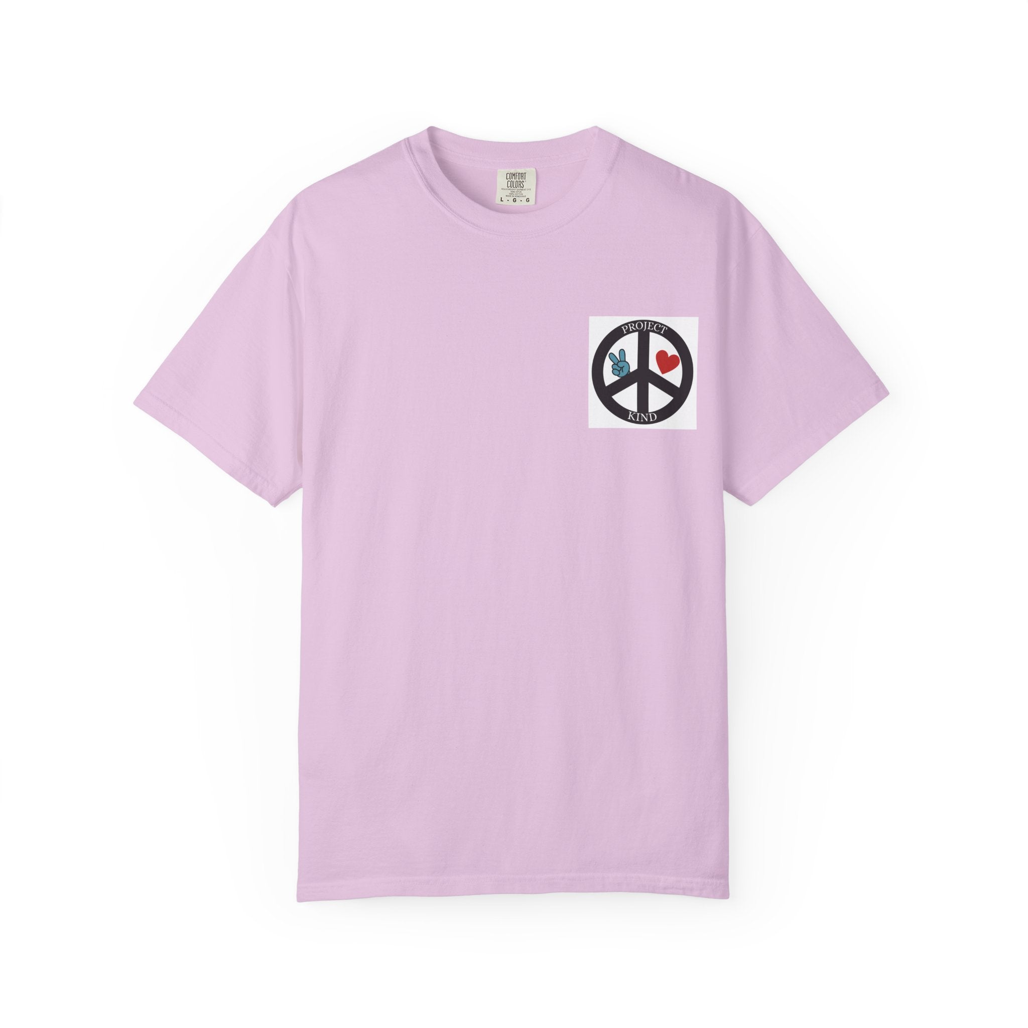 Did You Smile Today T-Shirt — Peace Sign Chest & Cheerful Back Graphic