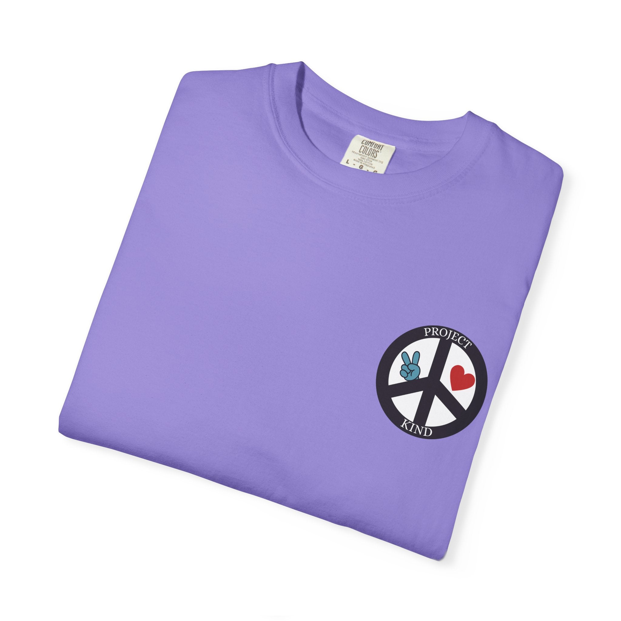 Did You Smile Today T-Shirt — Peace Sign Chest & Cheerful Back Graphic Tee